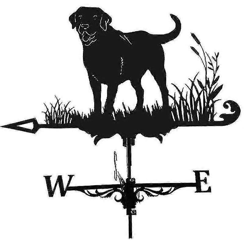 Zihaisheng Metal Weathervane - Weathervane With Dog Motif, Easy To Assemble, Windproof And Durable