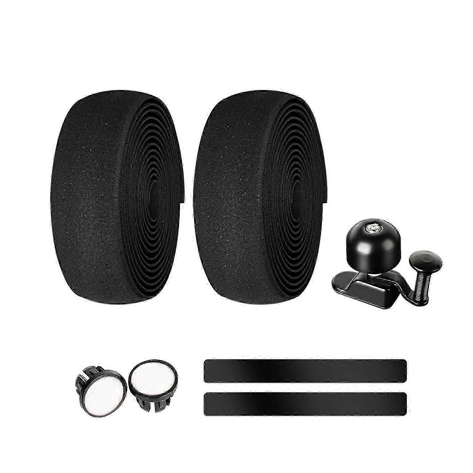 Bicycle Bell with Bar End Plug, Anti-Slip Handlebar Tape, Easy Install