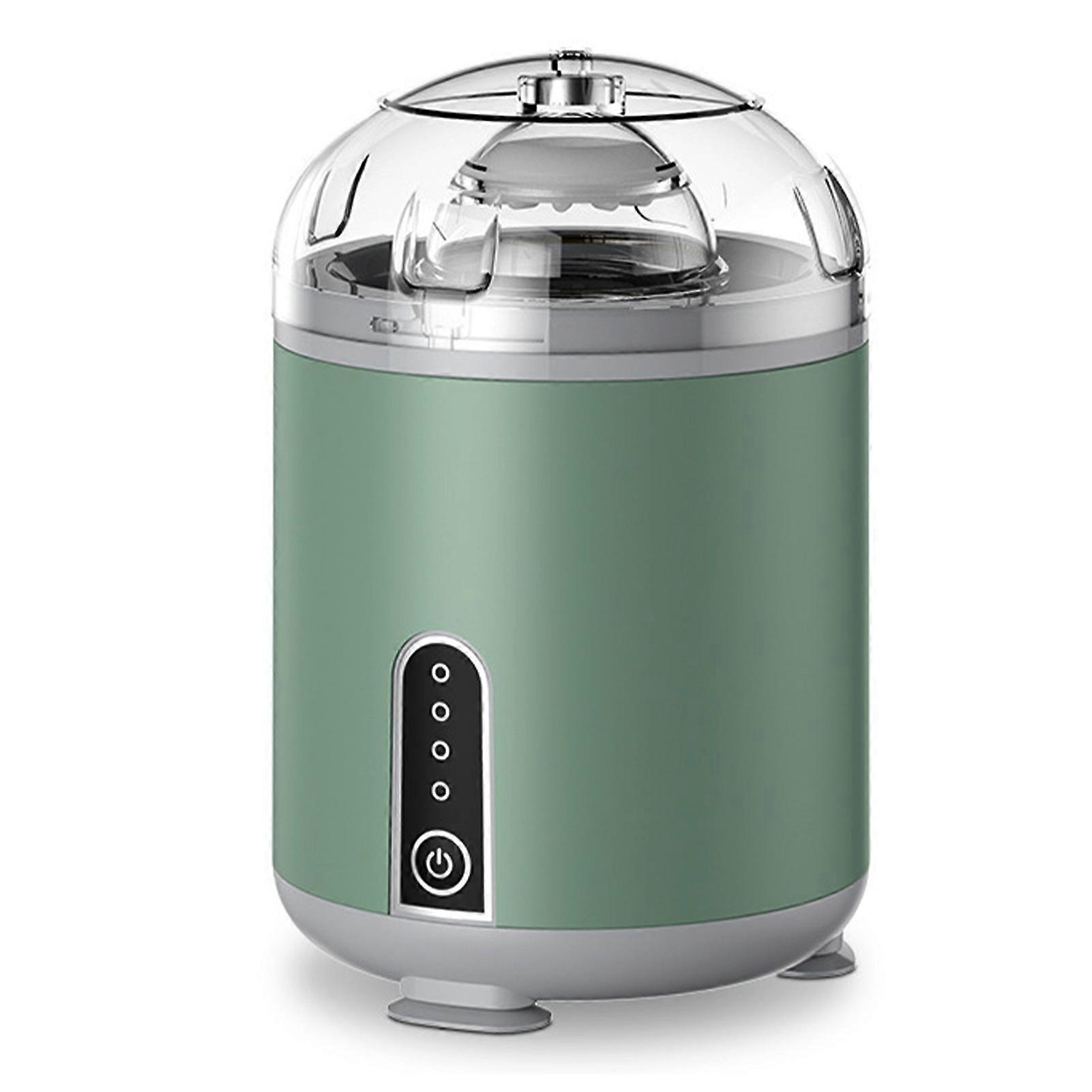 Electric Egg Scrambler Shaker Efficient Mixing Uniform Rotation Multifunctional Portable Eggs Yolk White Mixer for Kitchen Green