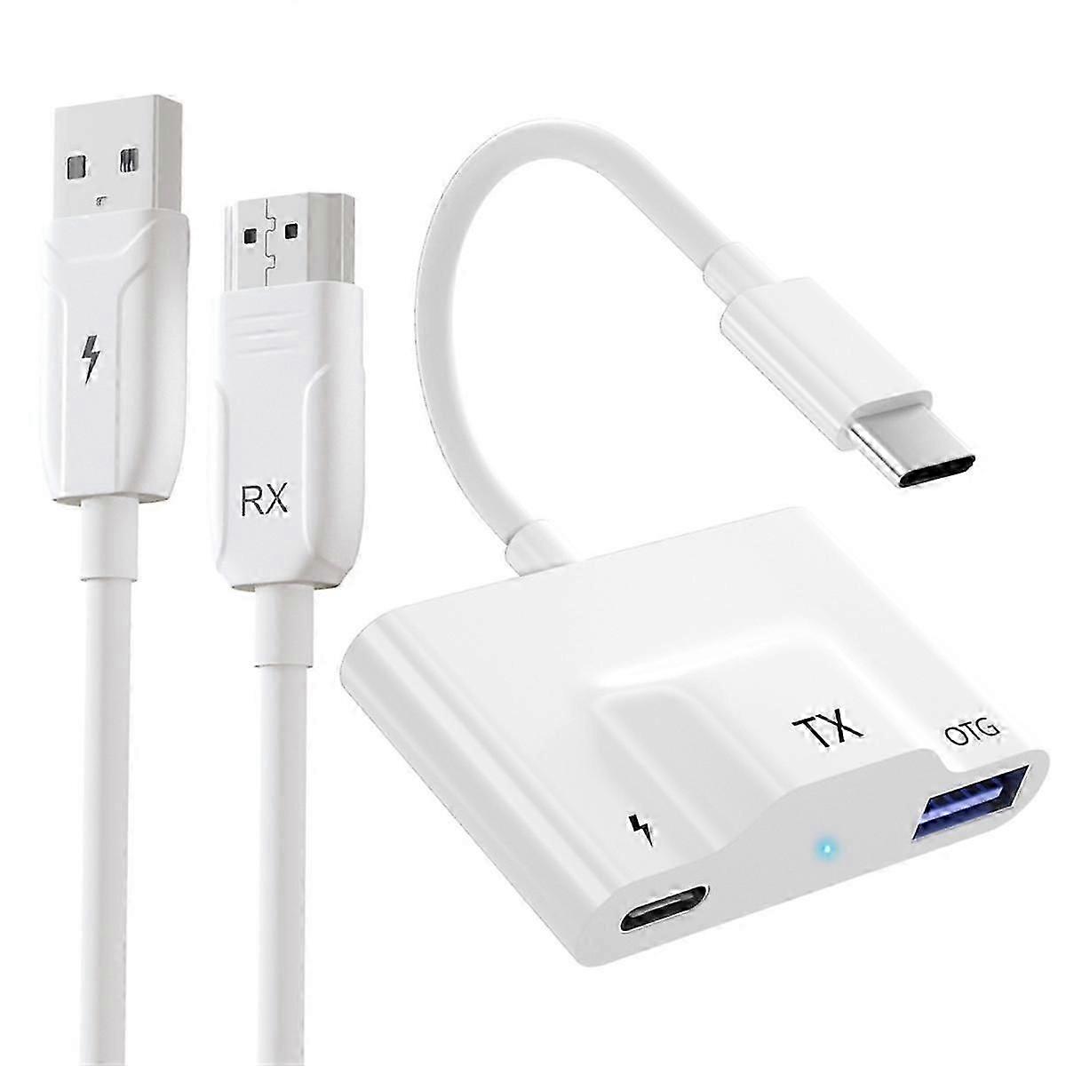 Wireless -Compatible Transmitter and Receiver,USB C Wireless -Compatible,Streaming Video Audio to T