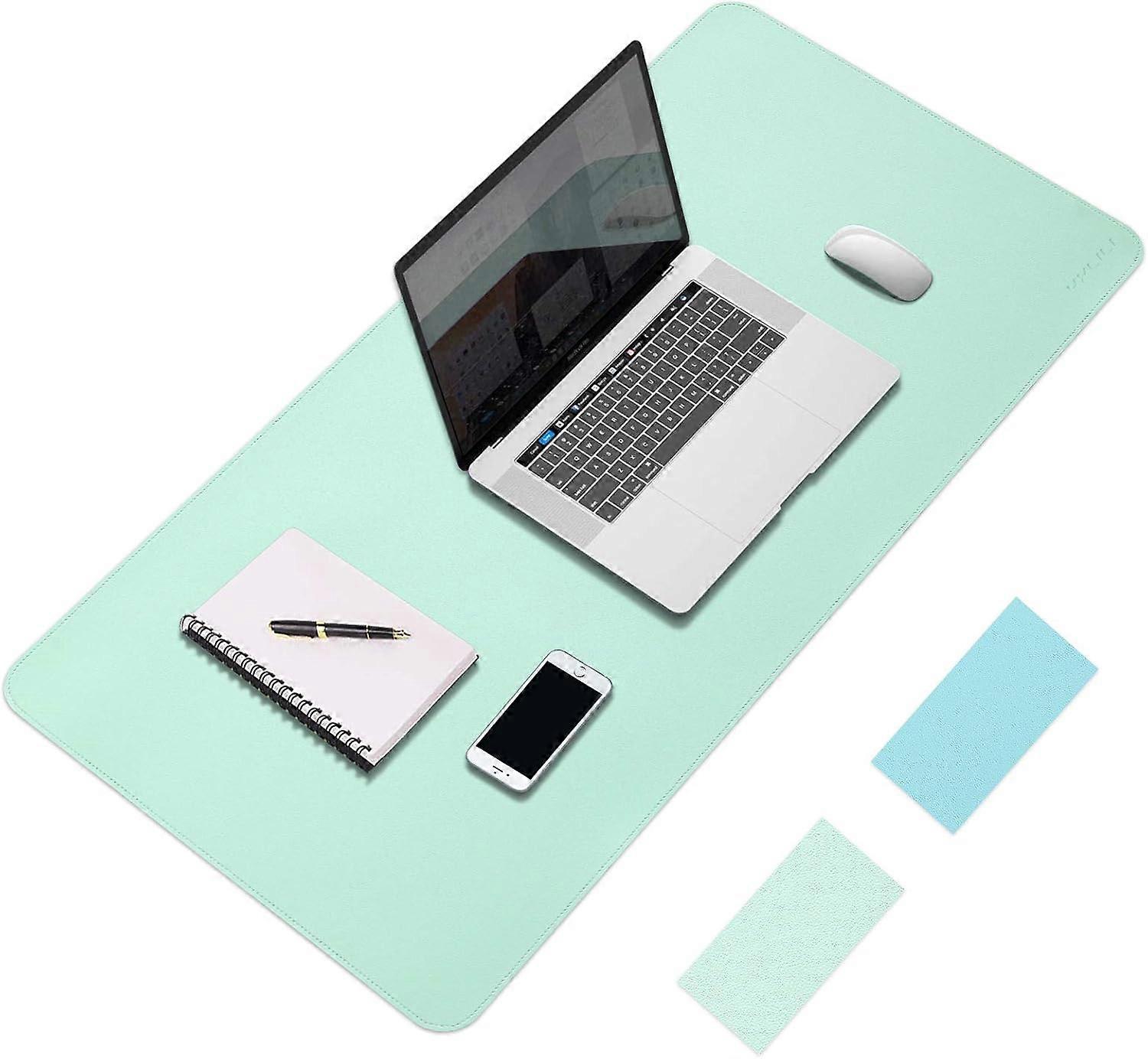 Desk Protector, Premium Synthetic Materials Desk Pad, Smooth Surface Non-slip Writing Mat, Large Size Multifunctional Mat for Home Office, Waterproof