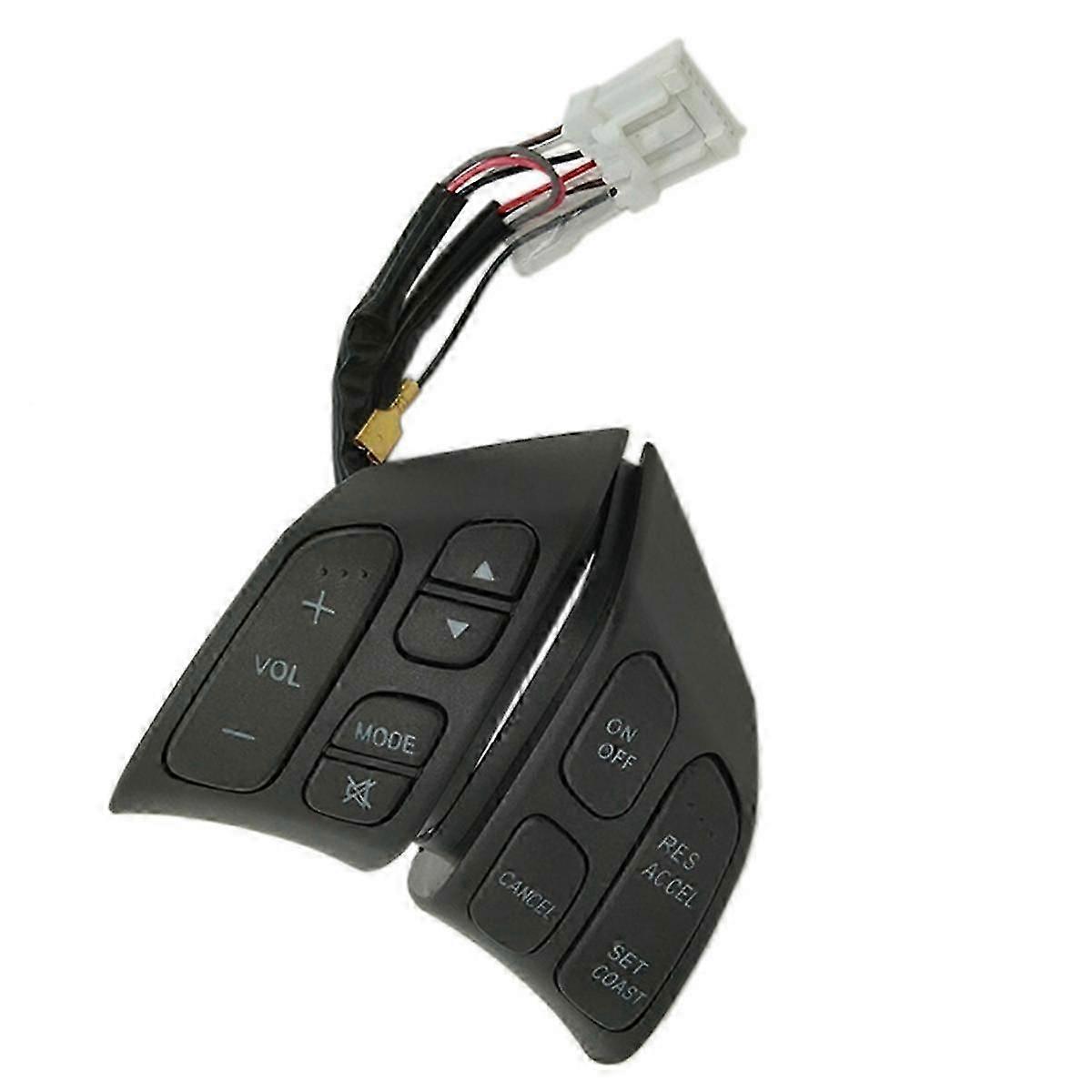suitable for BS3E-66-4M0 Car Steering Wheel Volume & Cruise Control Multimedia Switch Button for 2006-2009 Audio MID Switch-YI WU CHUN HUI