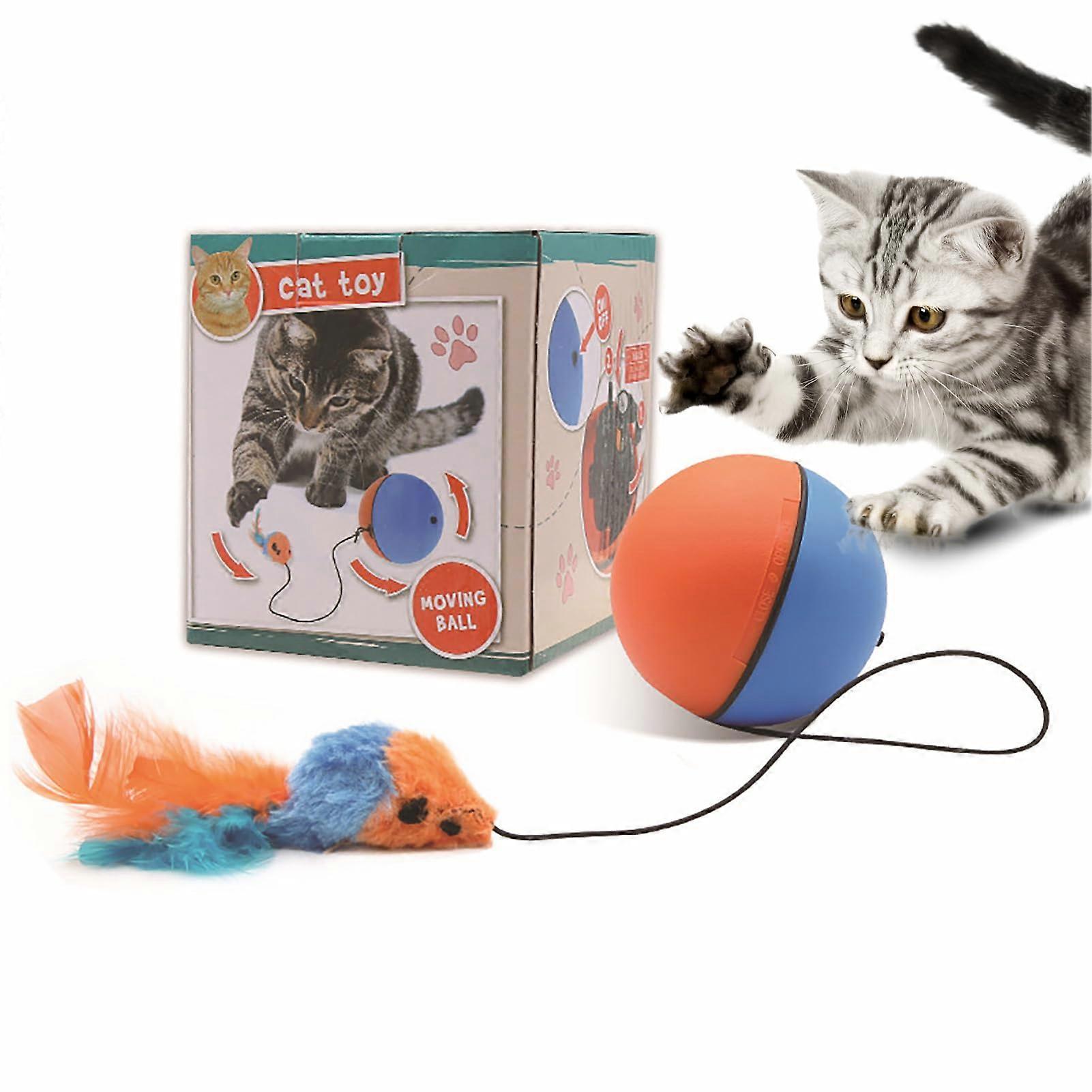 Interactive Cat Toy for Ball Indoor Self-Play