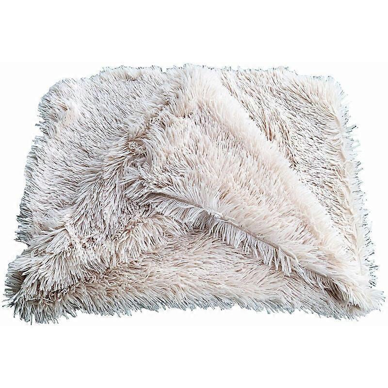 Cozy Plush Throw Blanket, Comfortable Sherpa Double Sided Design Fuzzy Faux Fur Blanket for Couch Sofa Bed (S:5635)