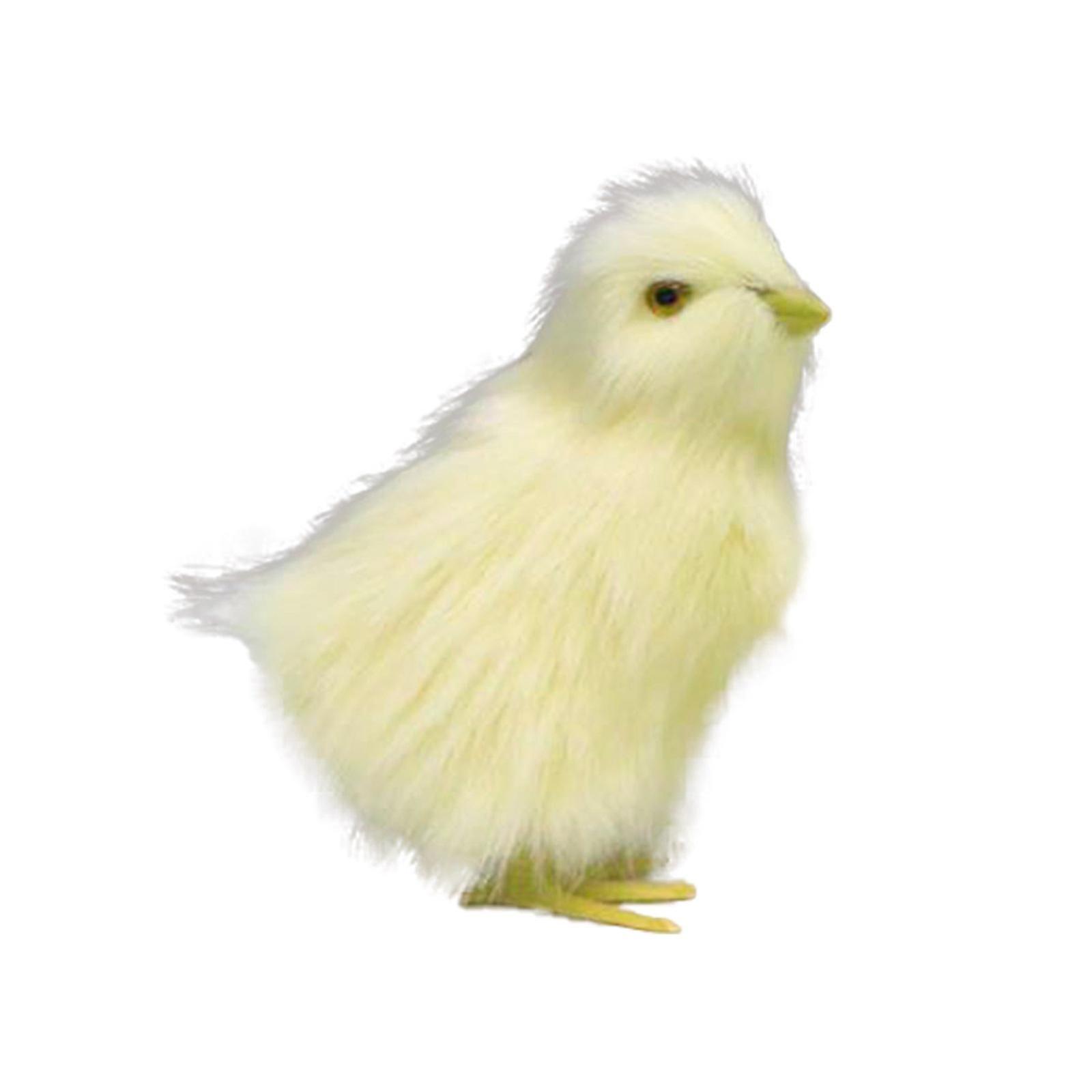 New 2025 Mini Easter Chicks Yellow Easter Chenille Chicks Cute Complete Easter Chicks Easter Party Chicks