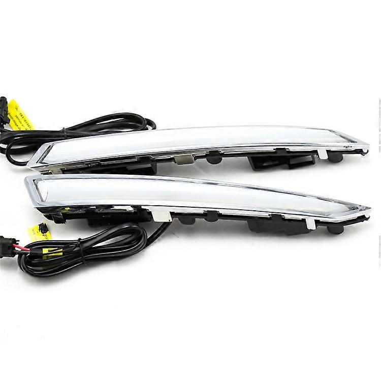 WINAUTO Compatible For Ford Kuga / Escape 2013-2015 1 Pair LED DRL Light Waterproof Car Daytime Running Lamp