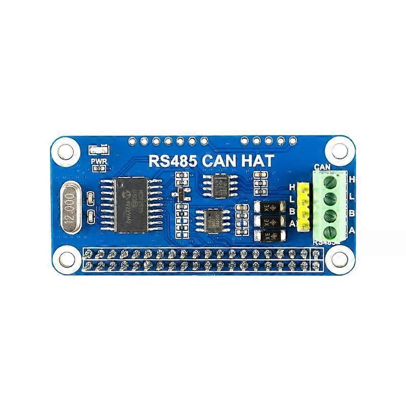 RS485 CAN HAT Raspberry Pi 4B/3B+/Zero W RS485 CAN RS485 UART Communication PCB MCP2515 Controller SPI interface Transceiver SN65HVD230