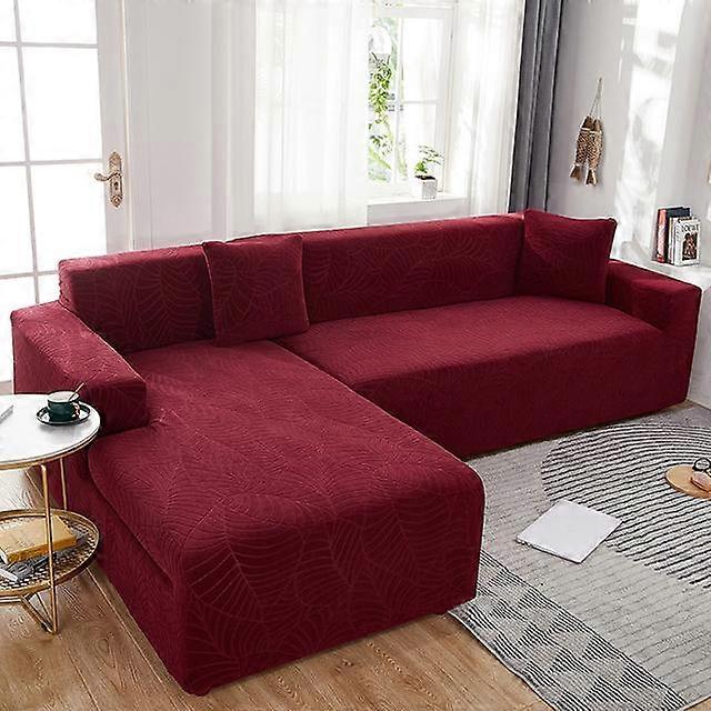 Waterproof Jacquard Fabric Sofa Covers Elastic Washable Armchair L Shape Couch Sofa Covers For Living Room Home