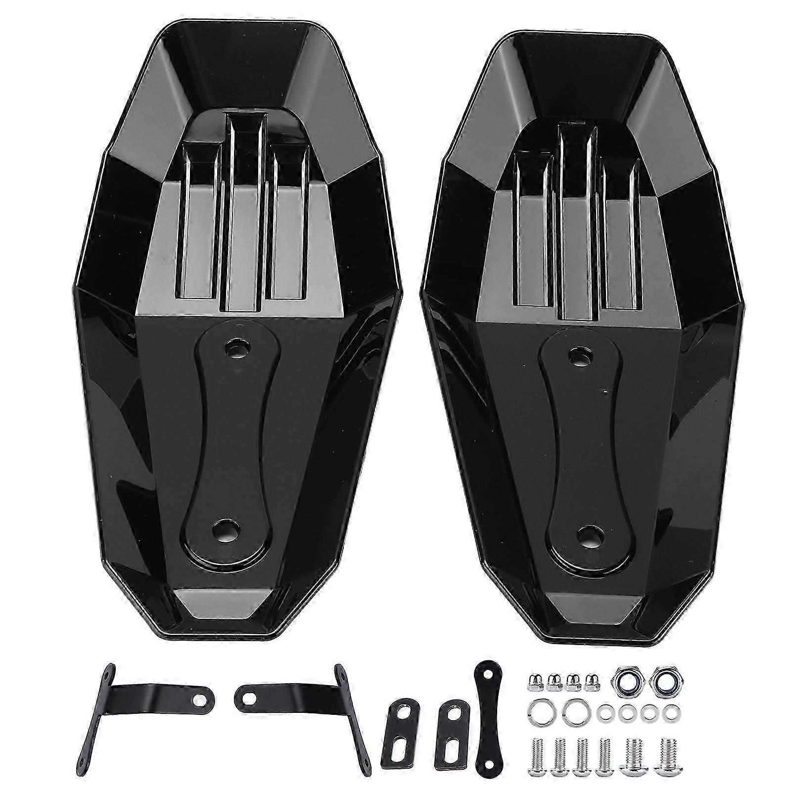 JiaWei Handlebar Handguard Universal Windproof Hand Protector Accessories for Motorcycle RidingBlack NEv