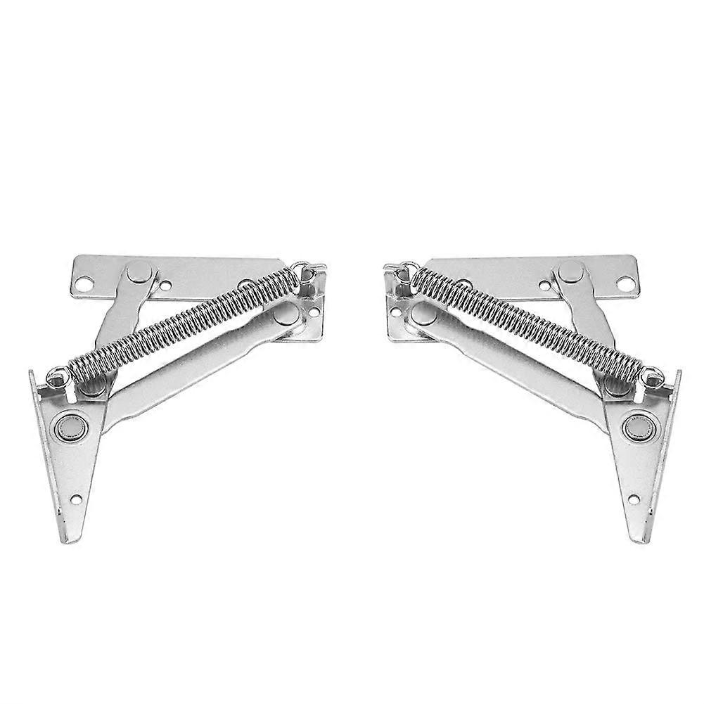 Spring Hinge, 2 Pcs Set, Steel Upward Spring Hinge For Cabinet Cupboard Closet And Wardrobe Doors