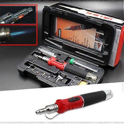 Sans fil Auto Ignition Butane Gas Weldering Iron Kit Self Ignite Welding Torch