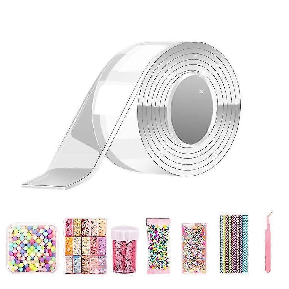 Blowing Bubble Double Sided Tape Nano Tape Kids Educational Sensory