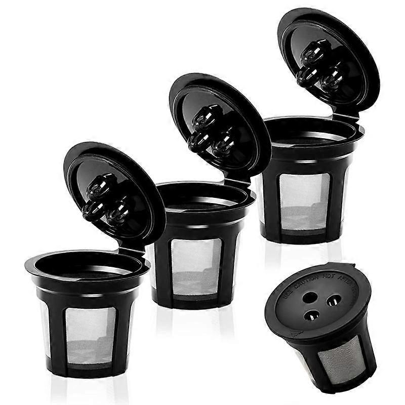 4 Pack K Cup Reusable Pods for Ninja Dual Brew Coffee Maker, Reusable K Pod Permanent K Cups Filters Coffee Accessories