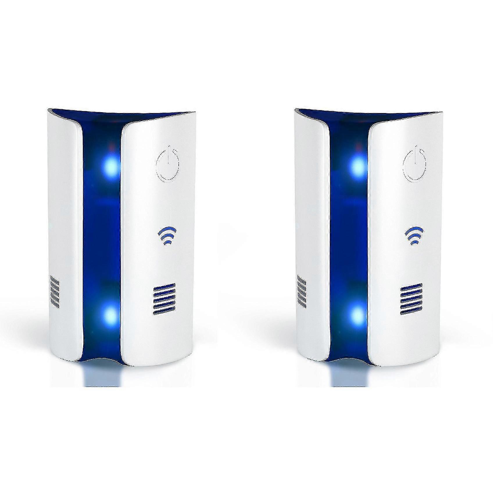 2x Ultrasonic Electromagnetic Pest Repellent Control(us Plug)