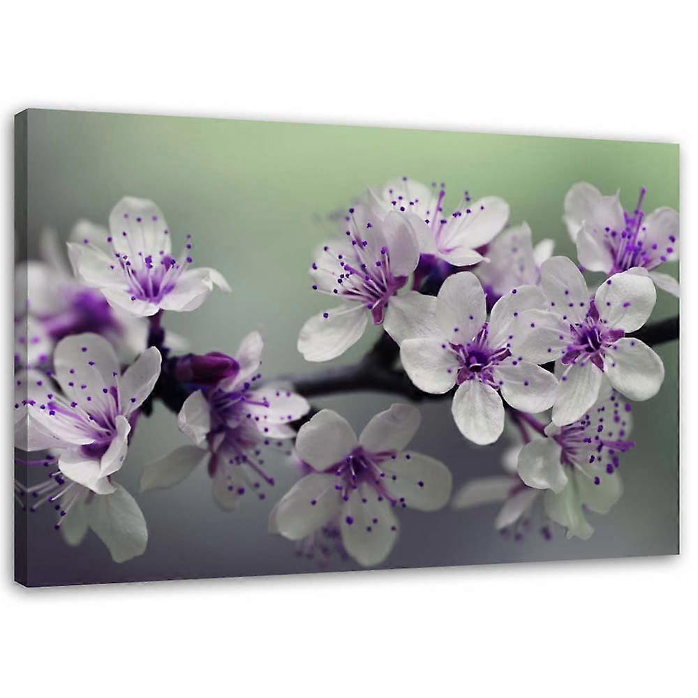 Lienzo, Flores en un árbol - 60x40