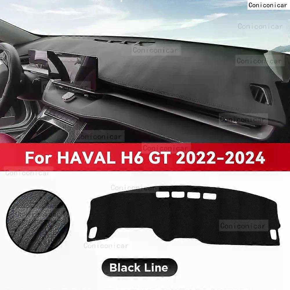 Dashboard Cover Mat Protective Pad For HAVAL H6 GT 2022 2023 2024 Car Accessories Dash Board Sunshade Anti-UV Carpet Dashmat