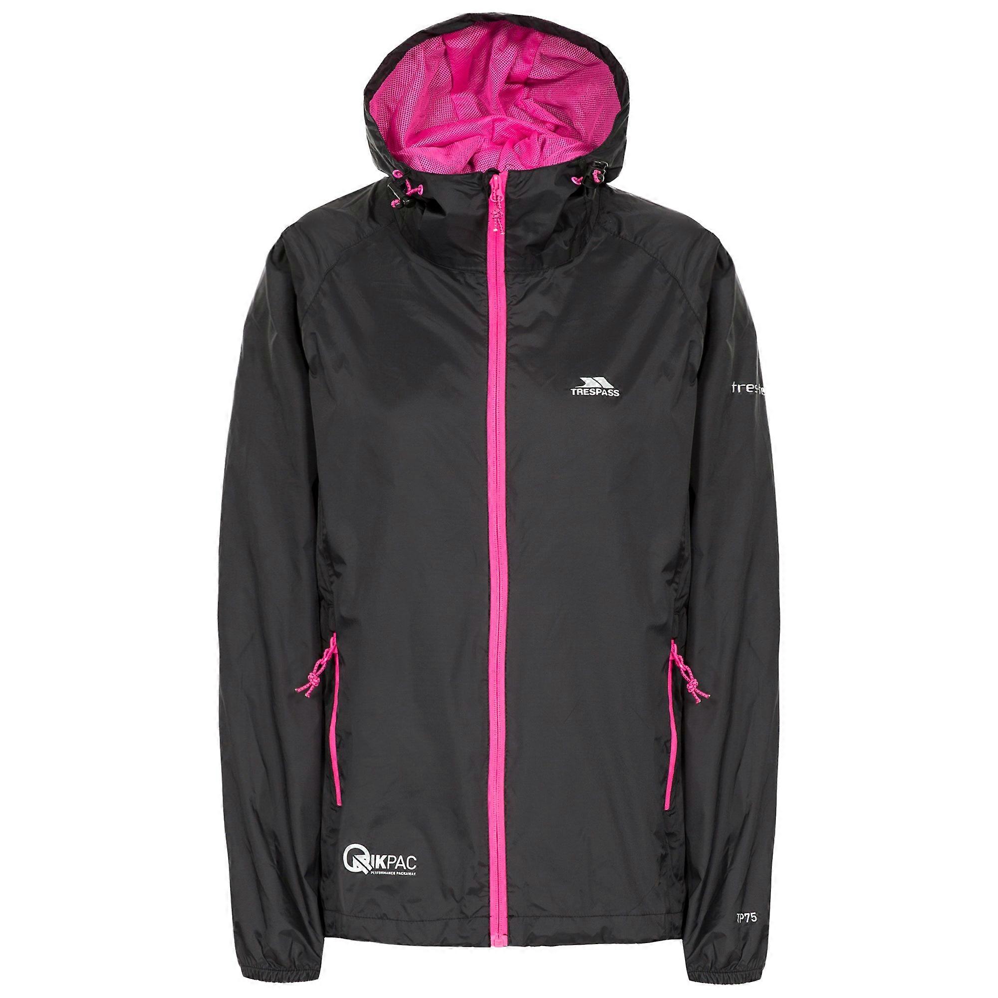 Trespass Dames Qikpac Packaway Waterdichte Jas