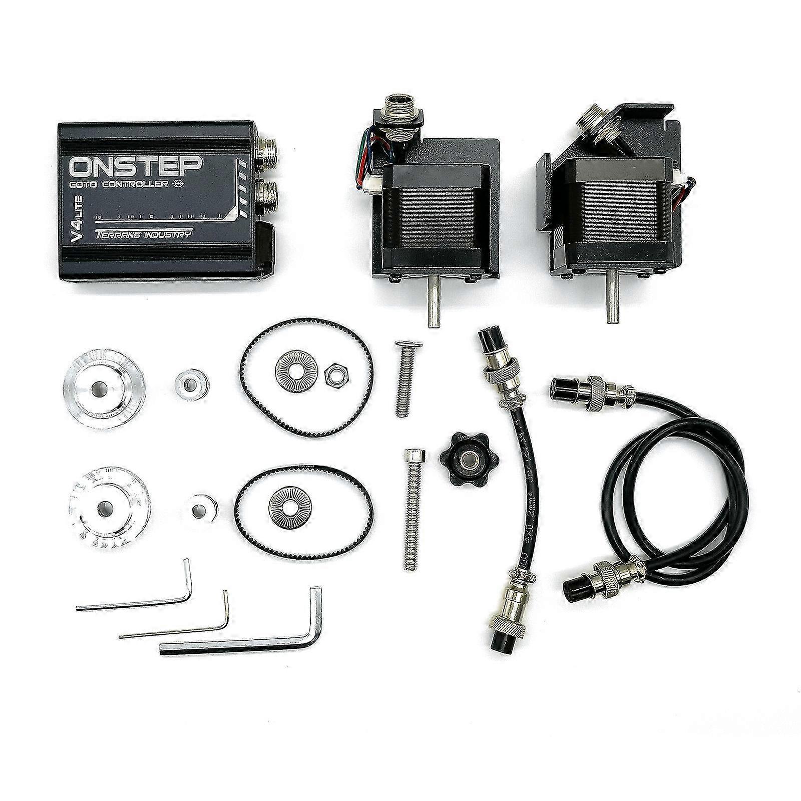 (B-exos2 V4 Lite) V4 Exos2 Onstep Exos2 Equatorial Mount V4 Goto Upgrade Kit Biaxial Tracking Fg