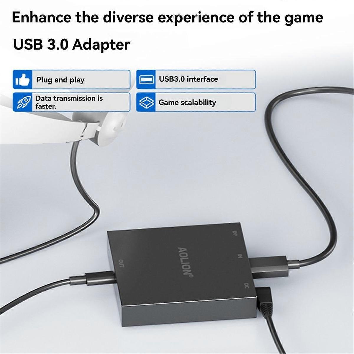  for PS VR2 PC Adapter Computer Adaptor for PC Converter for Console for Steam Vr Games Adapter Acce