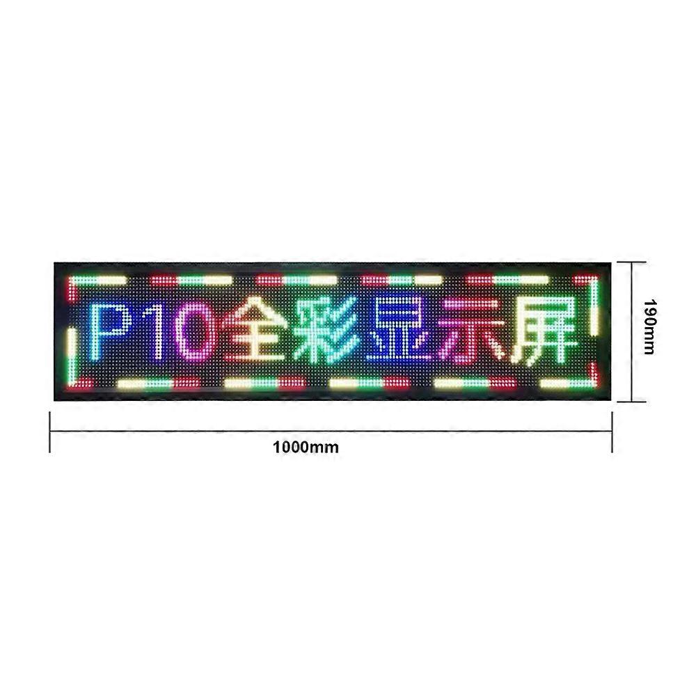 Outdoors Billboard Full-Color Advertising Display Screen WiFi Programmable LED Sign Support Scrolling Message