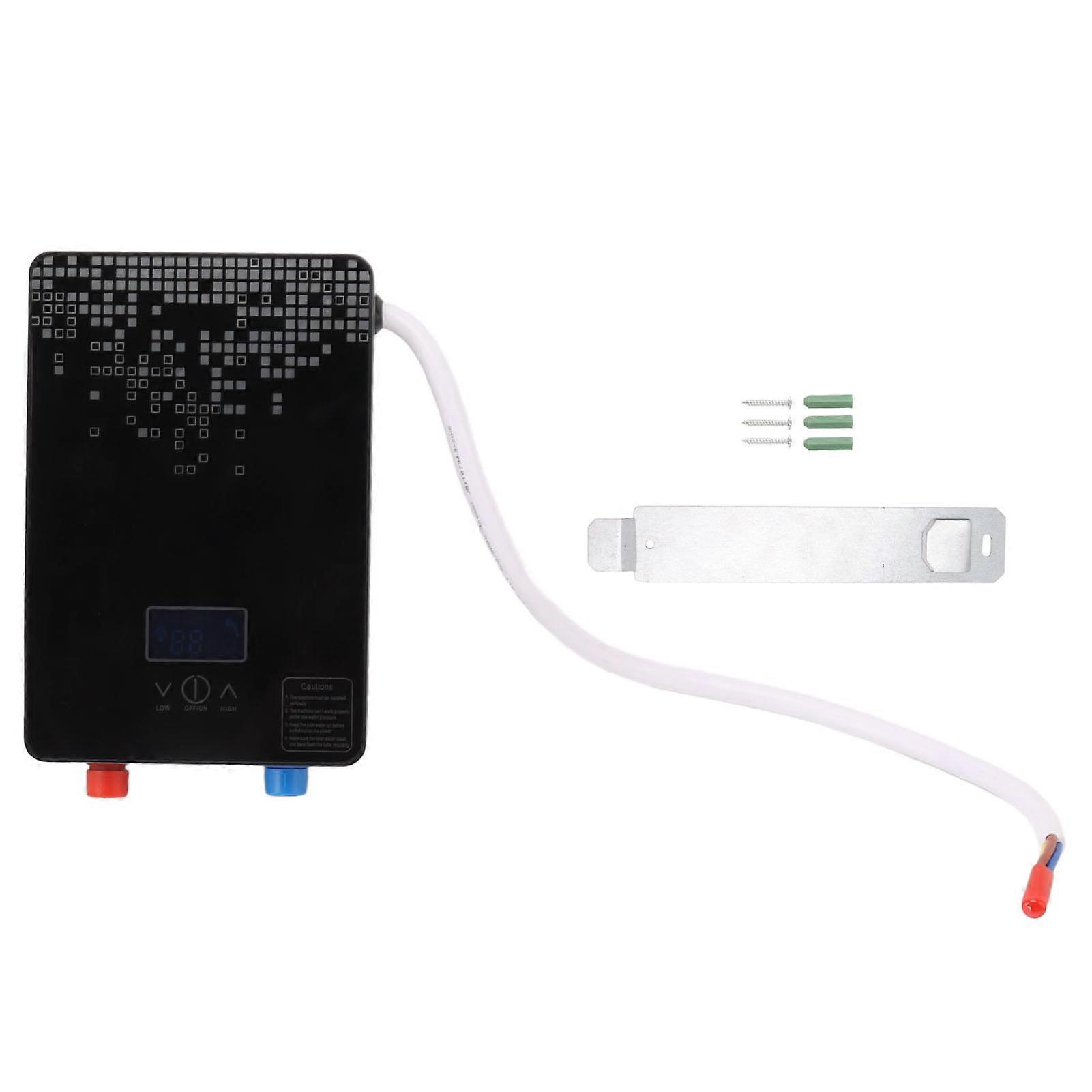 Tankless Electric Touch Control Intelligent Thermostatic Water Heater with Small Display Screen 110V 4500W