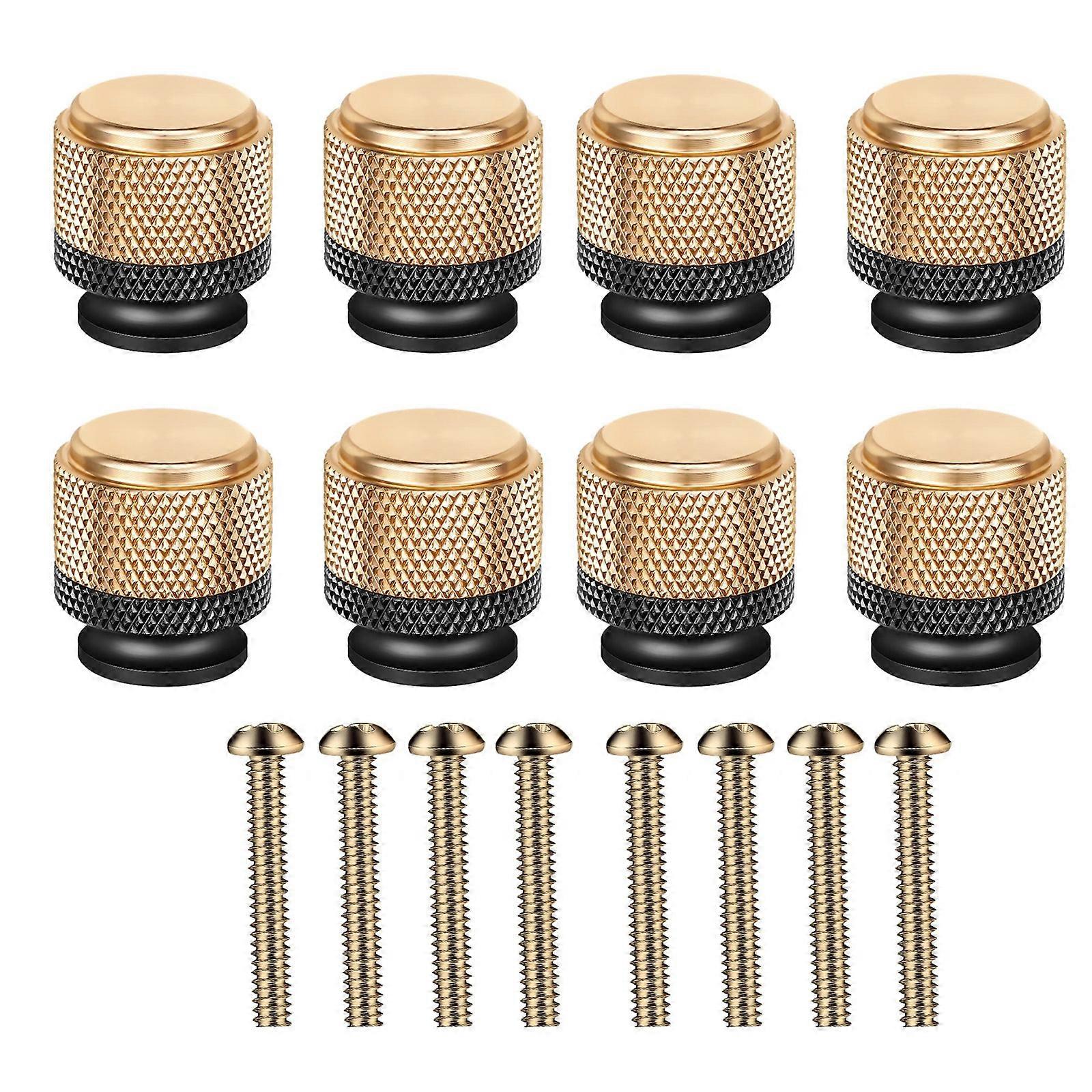 Paquet de 8 or noir goutte étrier tire trou centre styles rétro poignées pour commodes placards et armoires à usage domestique