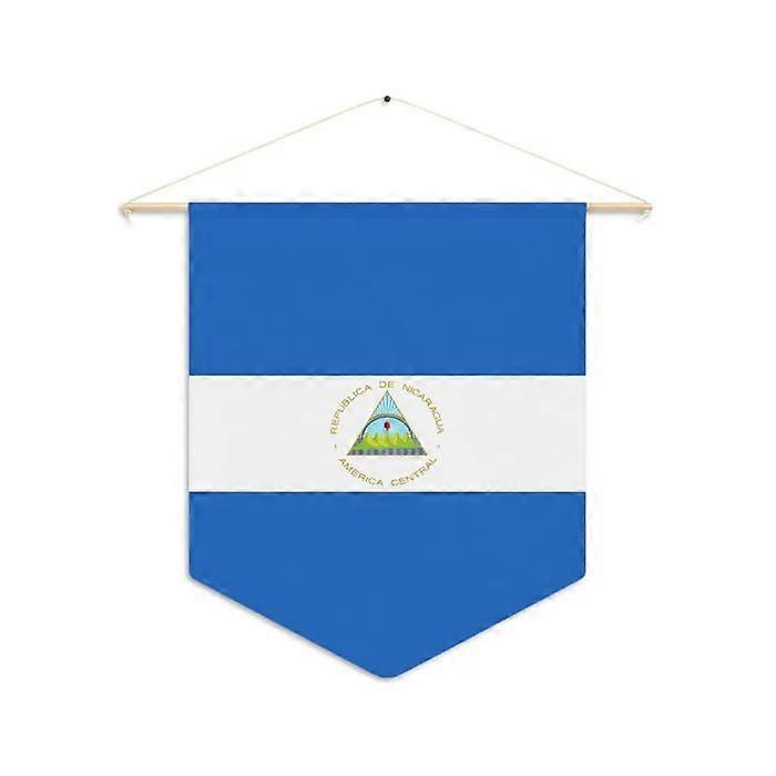 Bunting – Flag of Nicaragua – 30 x 45 cm – Polyester – Hanging – 1 piece