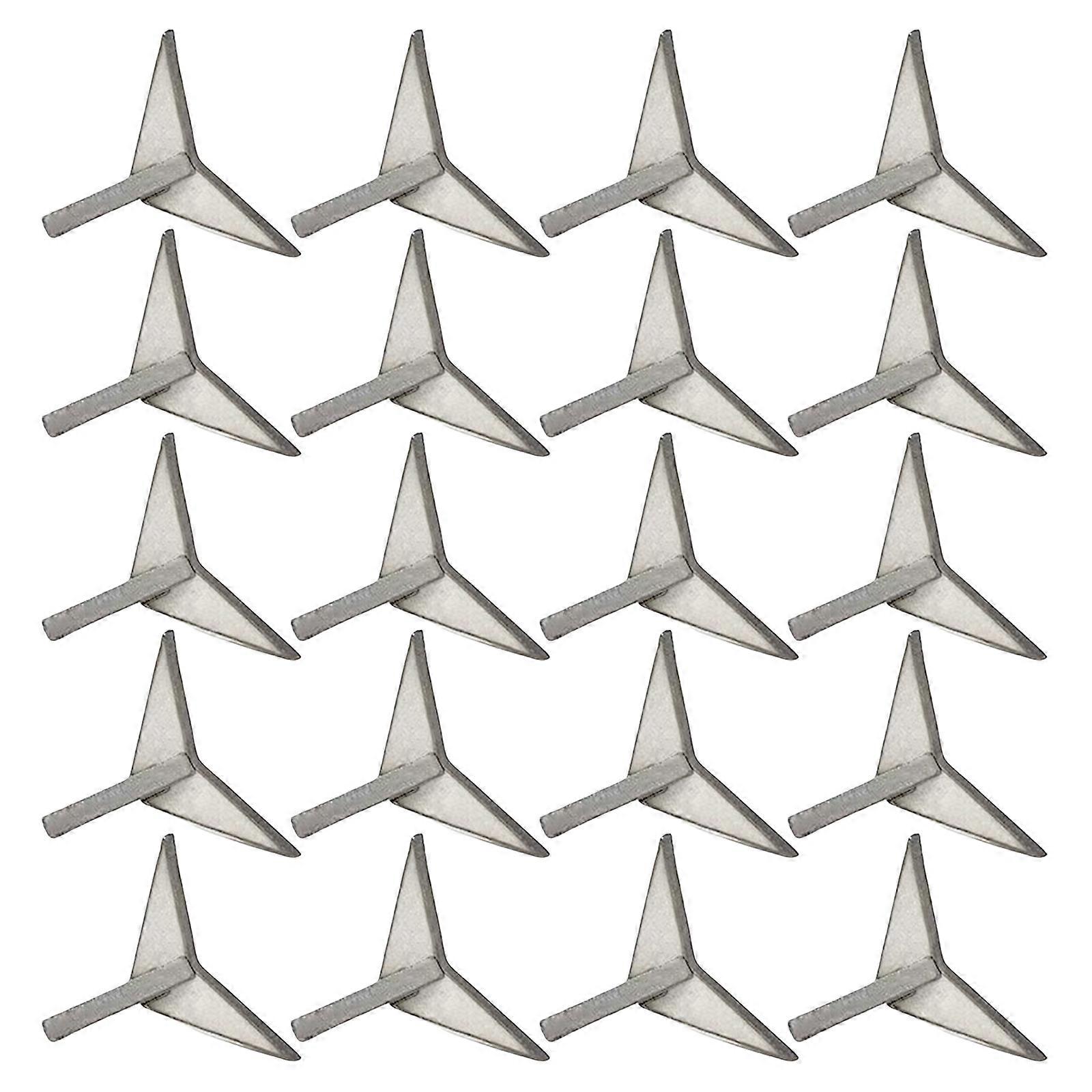 20Pcs Triangle Clous Sol Pointes Voiture Pneu Pneu Crampon Clous Pneu Pointe Pneu Automobile Crampons Sécurité Outil Rapide Multicolore