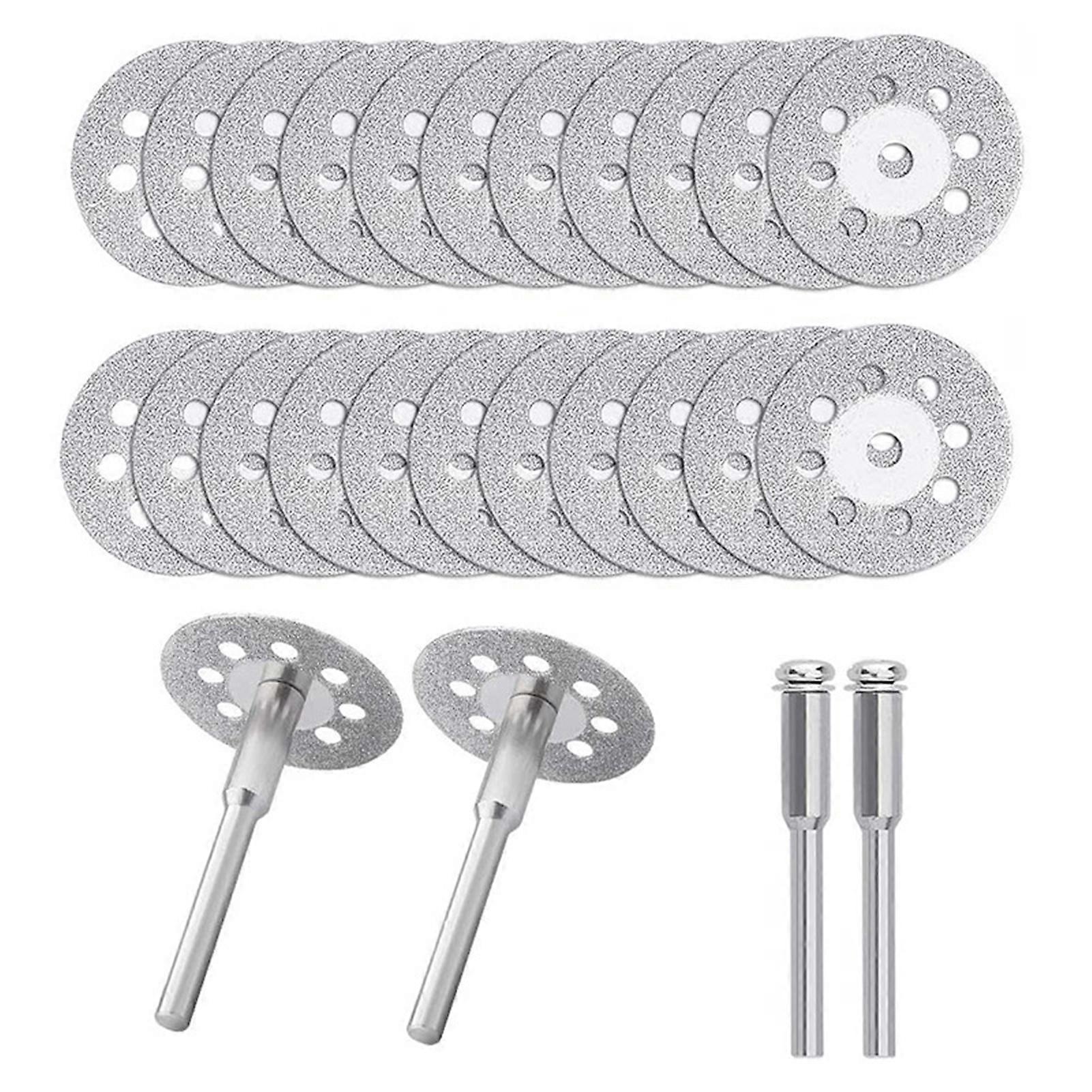 Diamond Cutting Wheels Suitable for Dremel Rotary Tools, Come with Mandrels Replacement