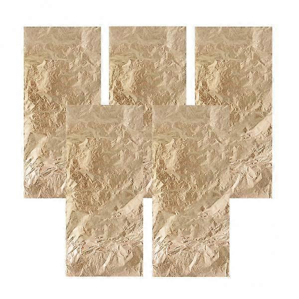 7-10pack 5 Sheets Gilding for Decoration Rose Gold 7x14cm