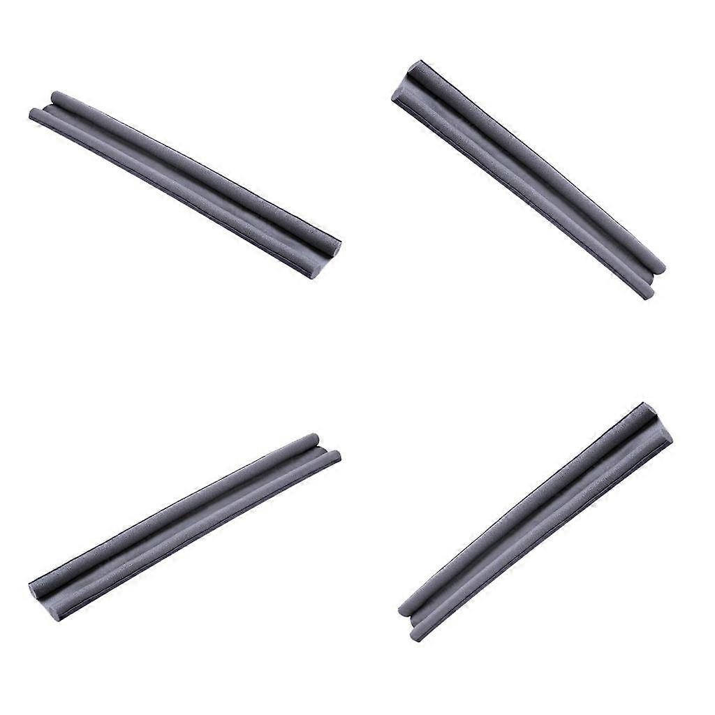 4Pcs Flexible Self Adhesive Foam Draught Excluder Door Bottom Seal Strip