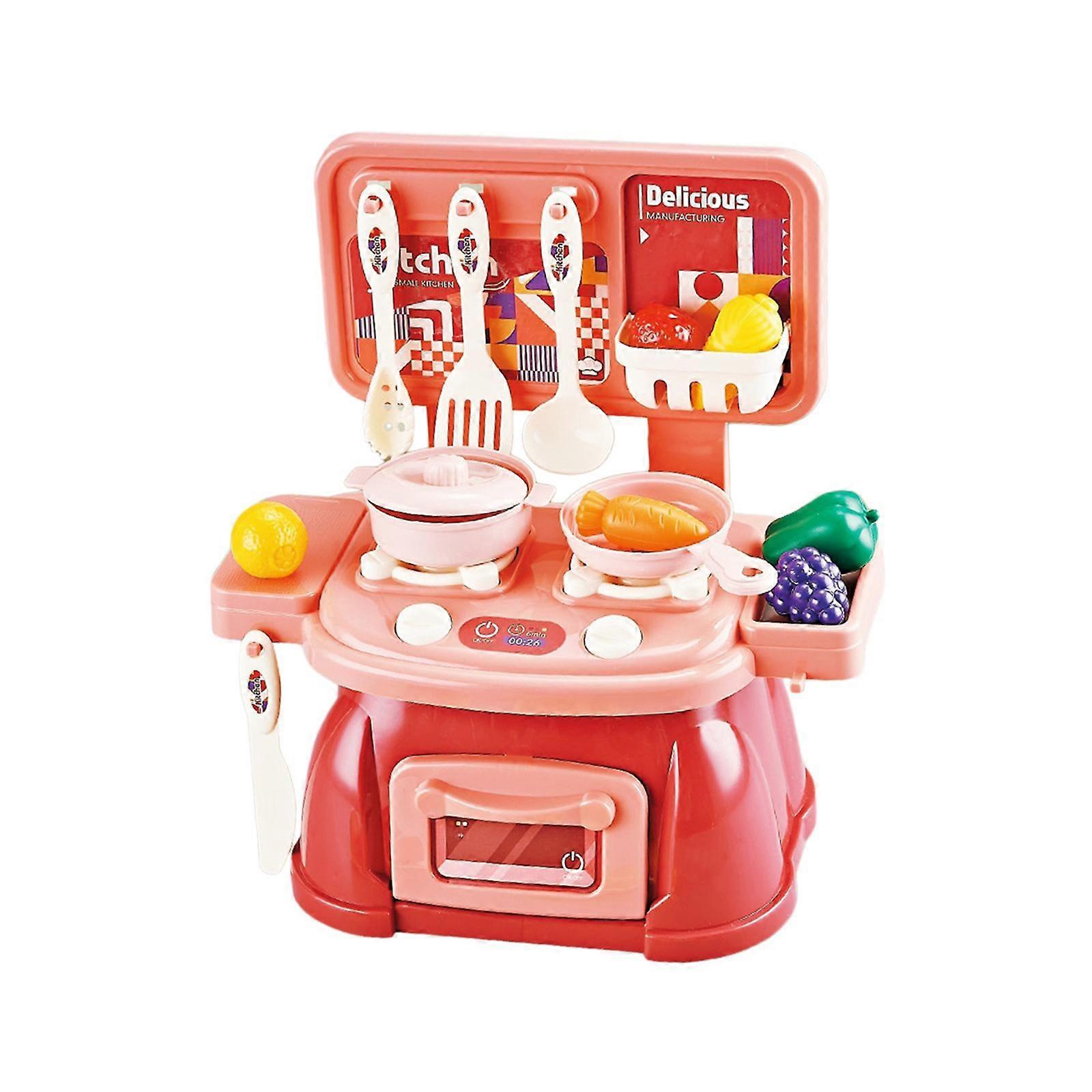 30x Kitchen Playset Toy Pretend Cooking Playset Educational Developmental