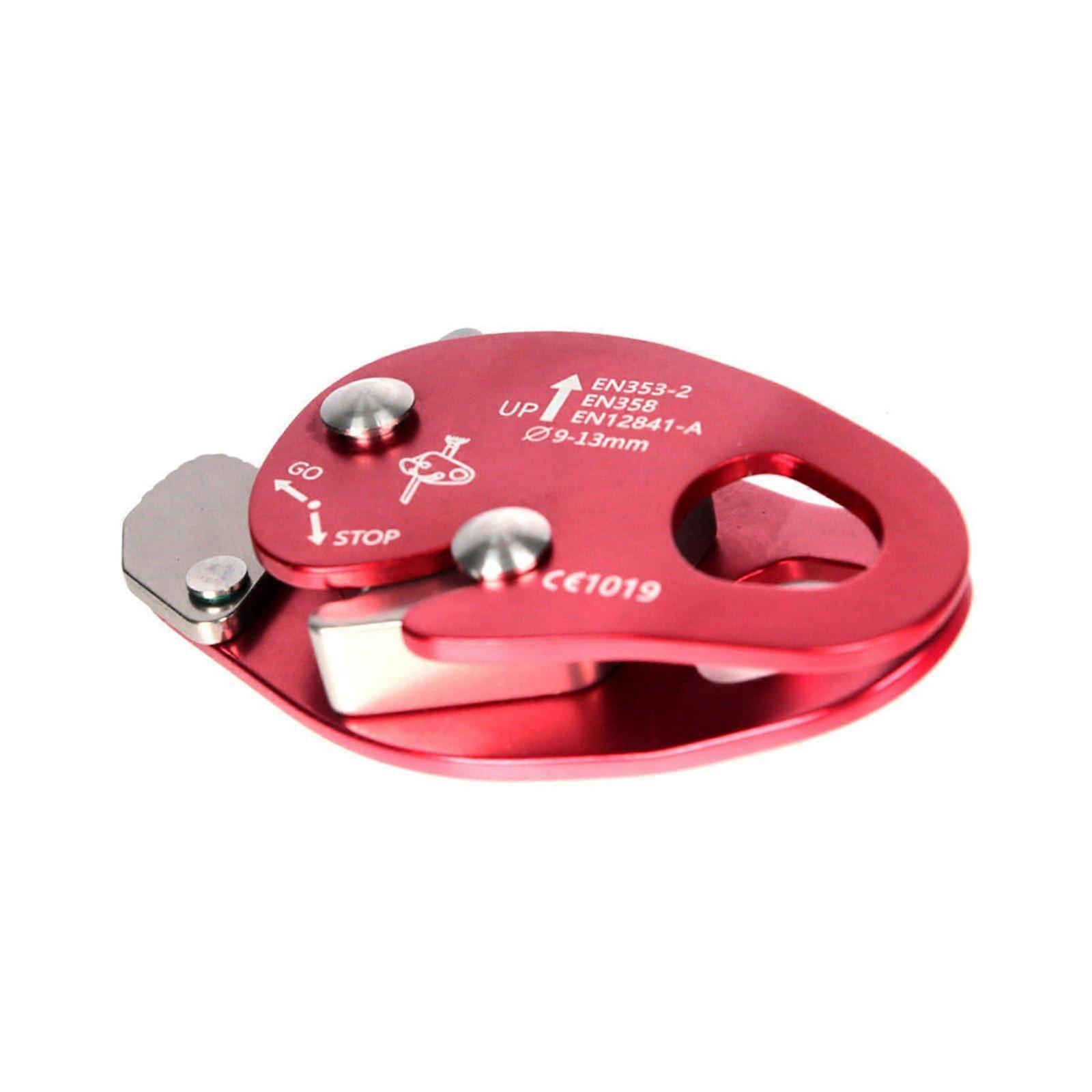 Silver locking for high altitudes, lightweight aluminum rope, gripping tool for professionals Red 1
