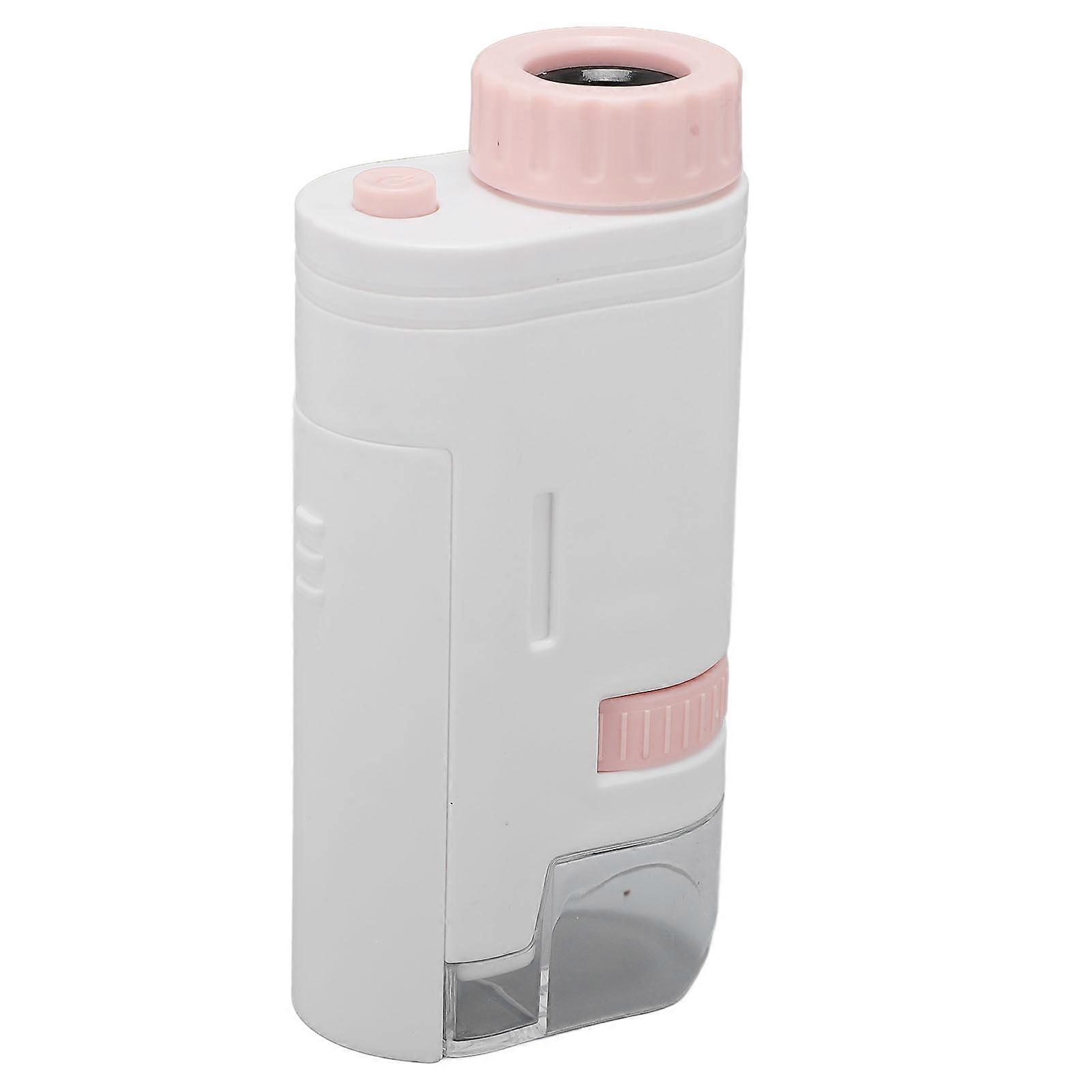 Kids Microscope Portable Miniature Microscope Pocket Microscope for Home School Outdoor Science Experiments 