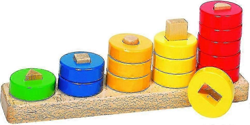 Learn To Count With Wooden Rings, Mixed