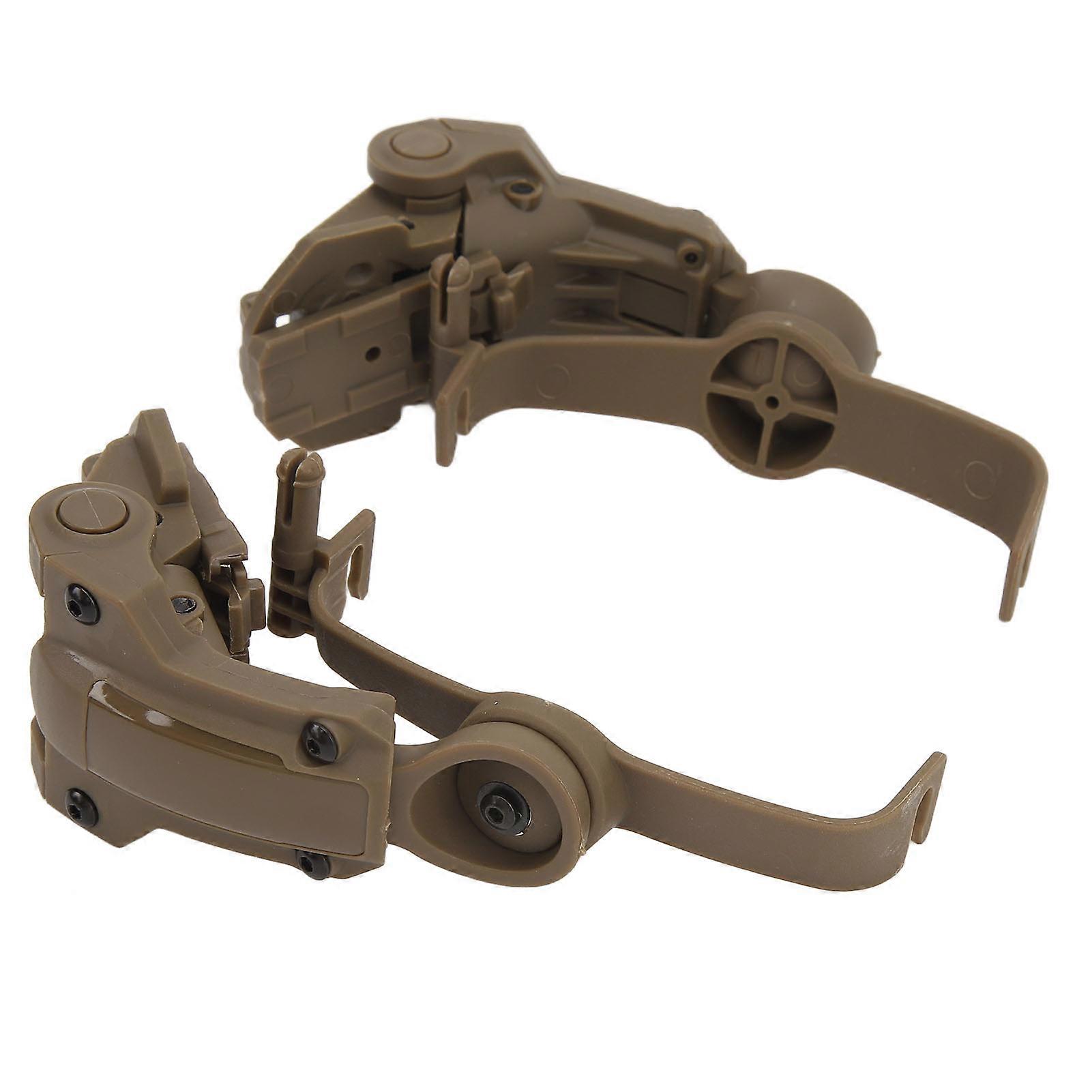 ARC Rail Adapter Accessories Multi Angle Rotation Helmet Rail Adapter Headphone Mount Tan 