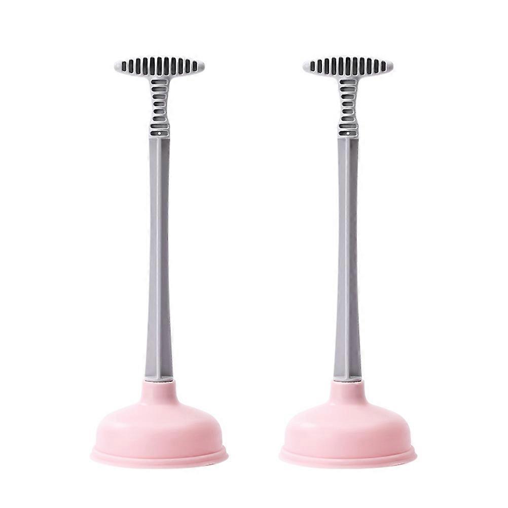 Pipeline Dredging Tool Sewer Cleaning Tools for Households Business Owners 41.5*14.5cm Pink 2Pcs