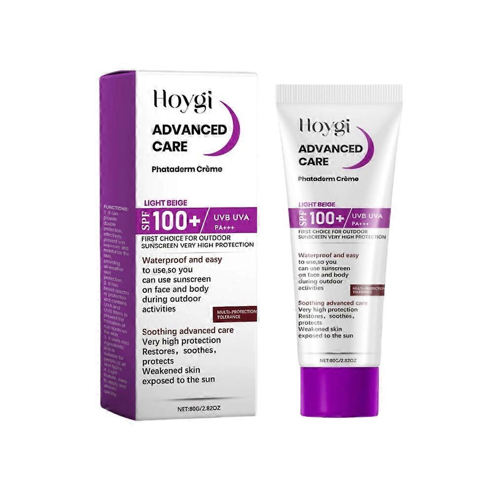 Sunscreen SPF 100+, Ultra Light UV Protetion Face Sunscreen, Sunscreen for Face & Body with Broad Spectrum UV Protection