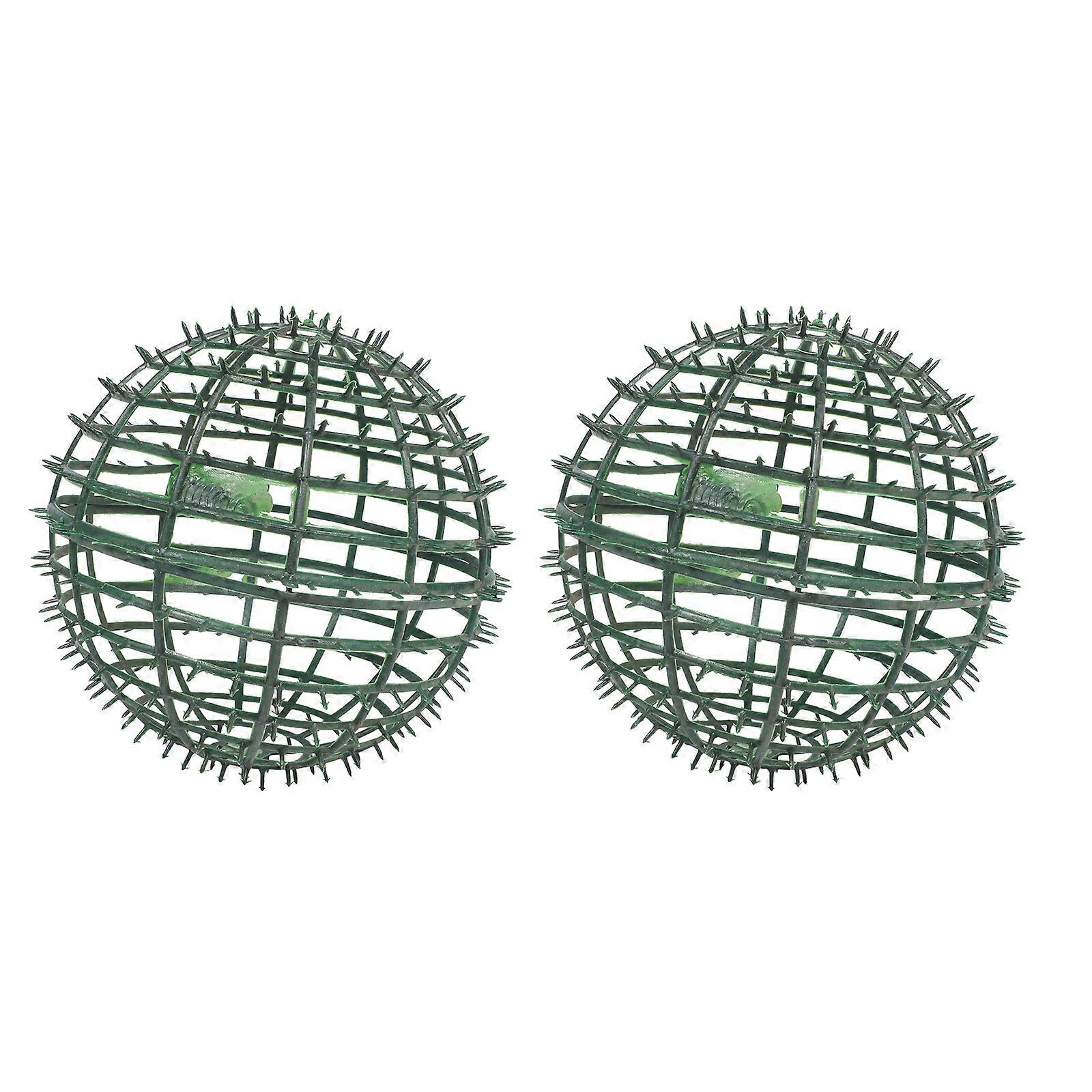 2Pcs DIY Flower Balls Holder Plastic Flower Arranging Support Rack