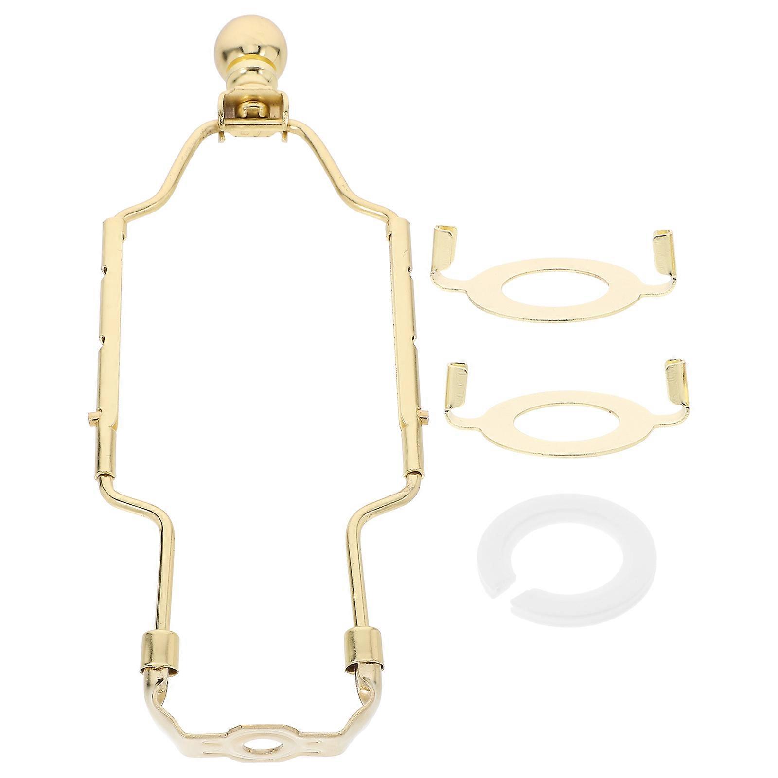 1 Set Lamp Harp Replacement Bracket for Table and Floor Lamps – Durable, Stylish Shade Holder Adapter for Quick Assembly and Various Lampshade Sizes