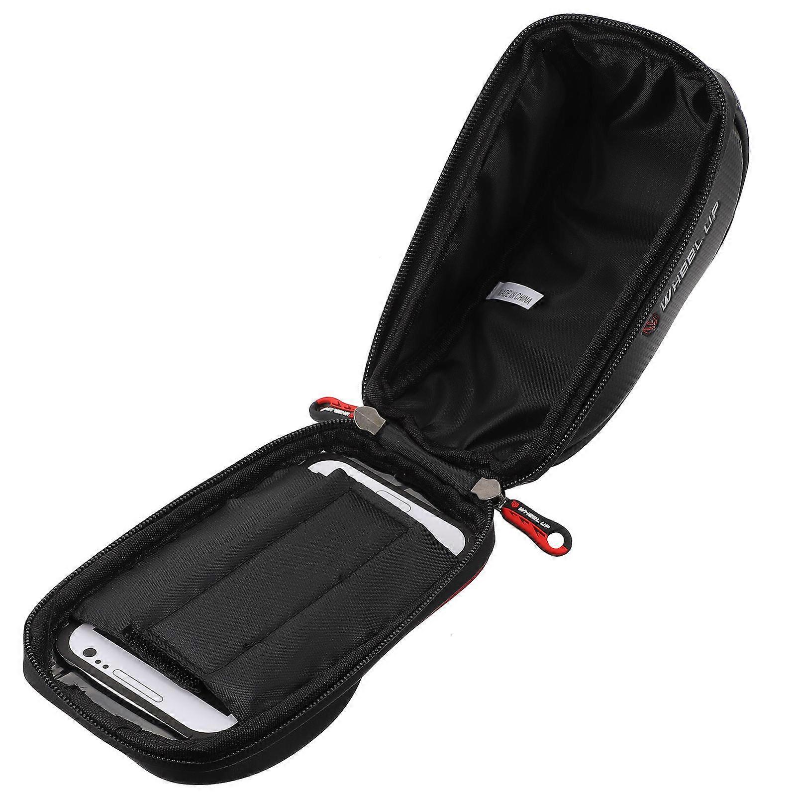 Durable Bike Phone Bag with Tube Storage for Cycling Accessories – Front Frame Holder for Road and Mountain Bikes – Scratch Proof Protection for
