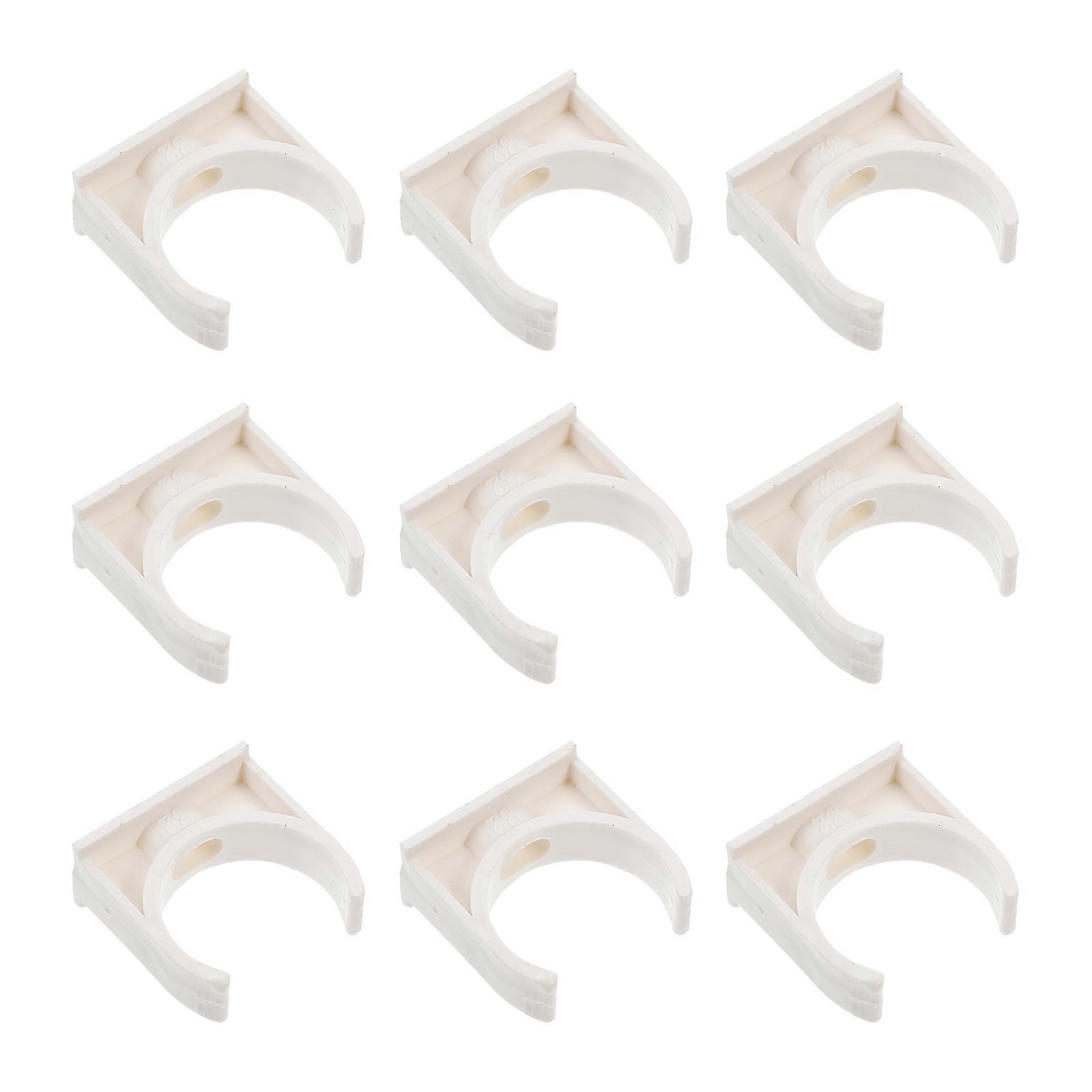 Pvc Pipe Clamps Clips U-Shaped Water Clamps Plumbing Projects Durable And Wear-Resistant 20mm 50Pcs