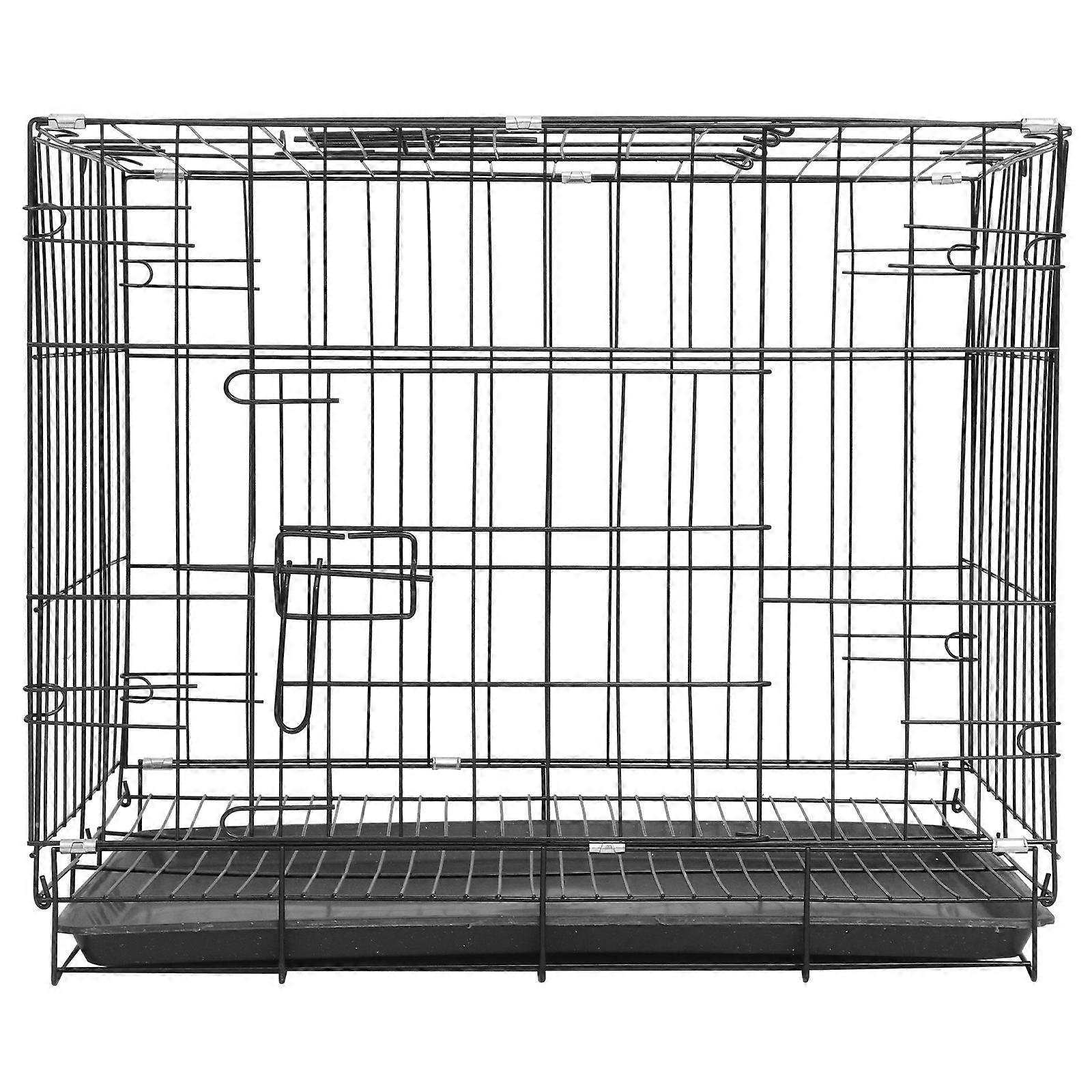 Folding Dog Cage for Small & Medium Pets – Durable, Portable Pet House with Creative Design, Suitable for Poodles, Cats, and Rabbits