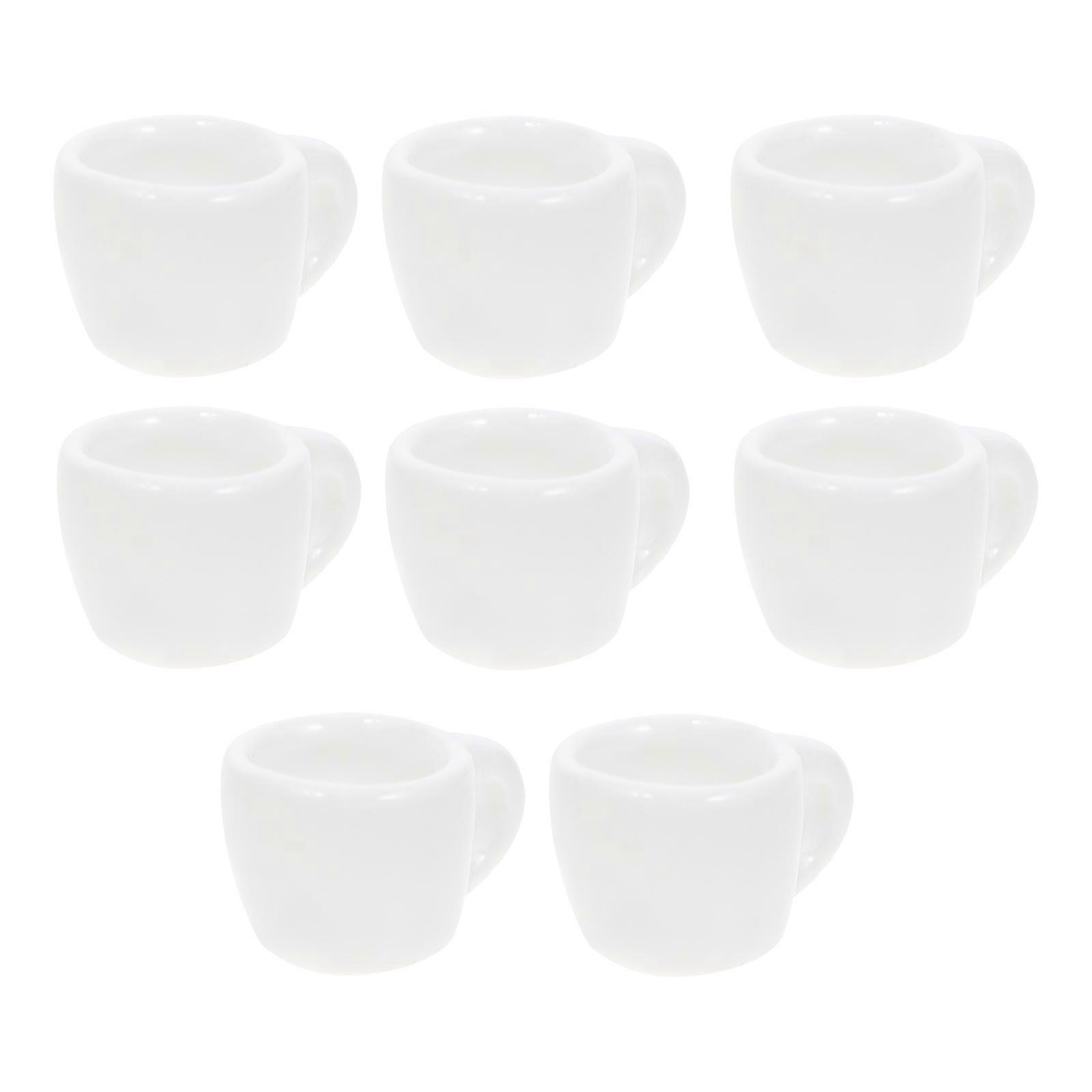 Mini Kitchen Set Mini Coffee Mugs for 1.8x1.2cm 8Pcs