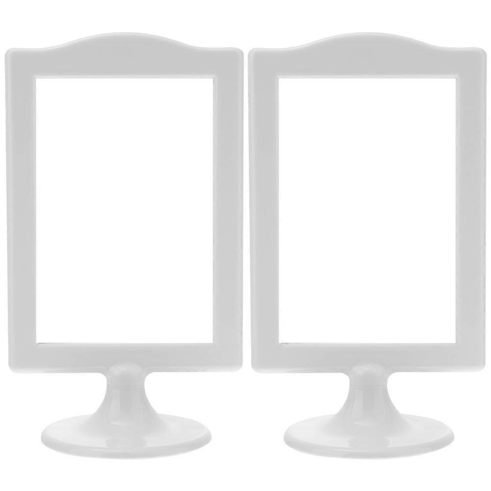 Double Sided Photo Frames Photo Stand Home Decor 2Pcs