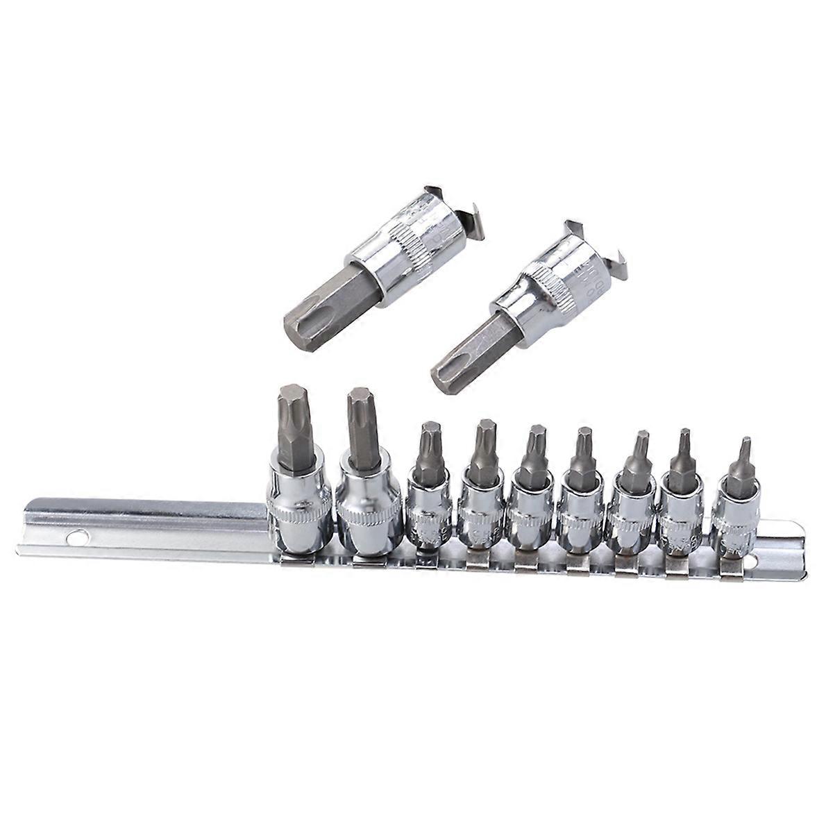 Security Bit Set Machine Fixing Industrial Use Vanadium Steel Professional Design 11Pcs