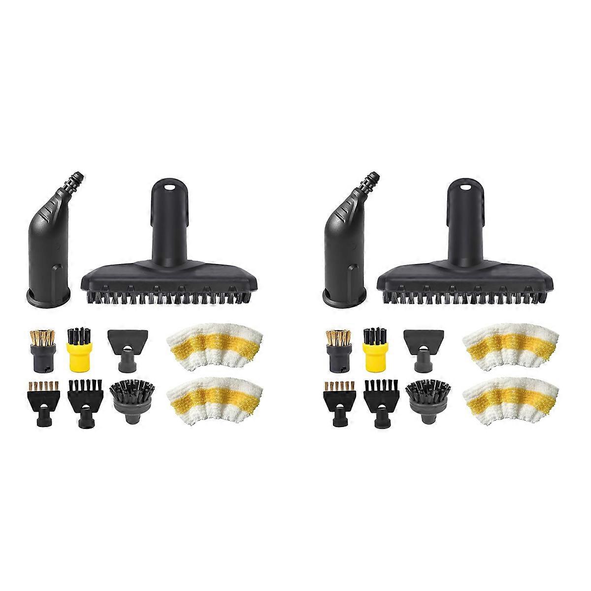20-Piece Accessory Set for Steam Cleaners SC1, SC2, SC3, SC4, SC5 - Includes Nozzles, Brushes, and C