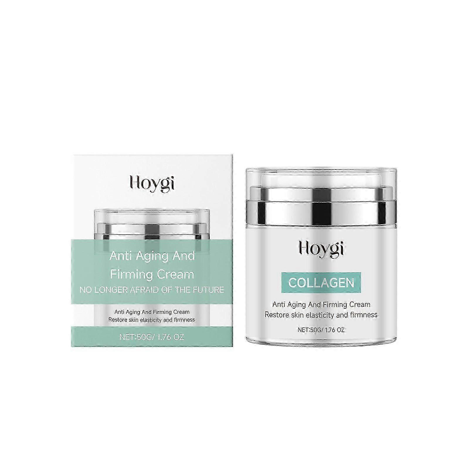 Anti-Aging Firming Cream, Luxurious Firming Cream for Reduce Wrinkles, Intense Hydration, Tighten & Lifting Collagen Cream for All Skin Types
