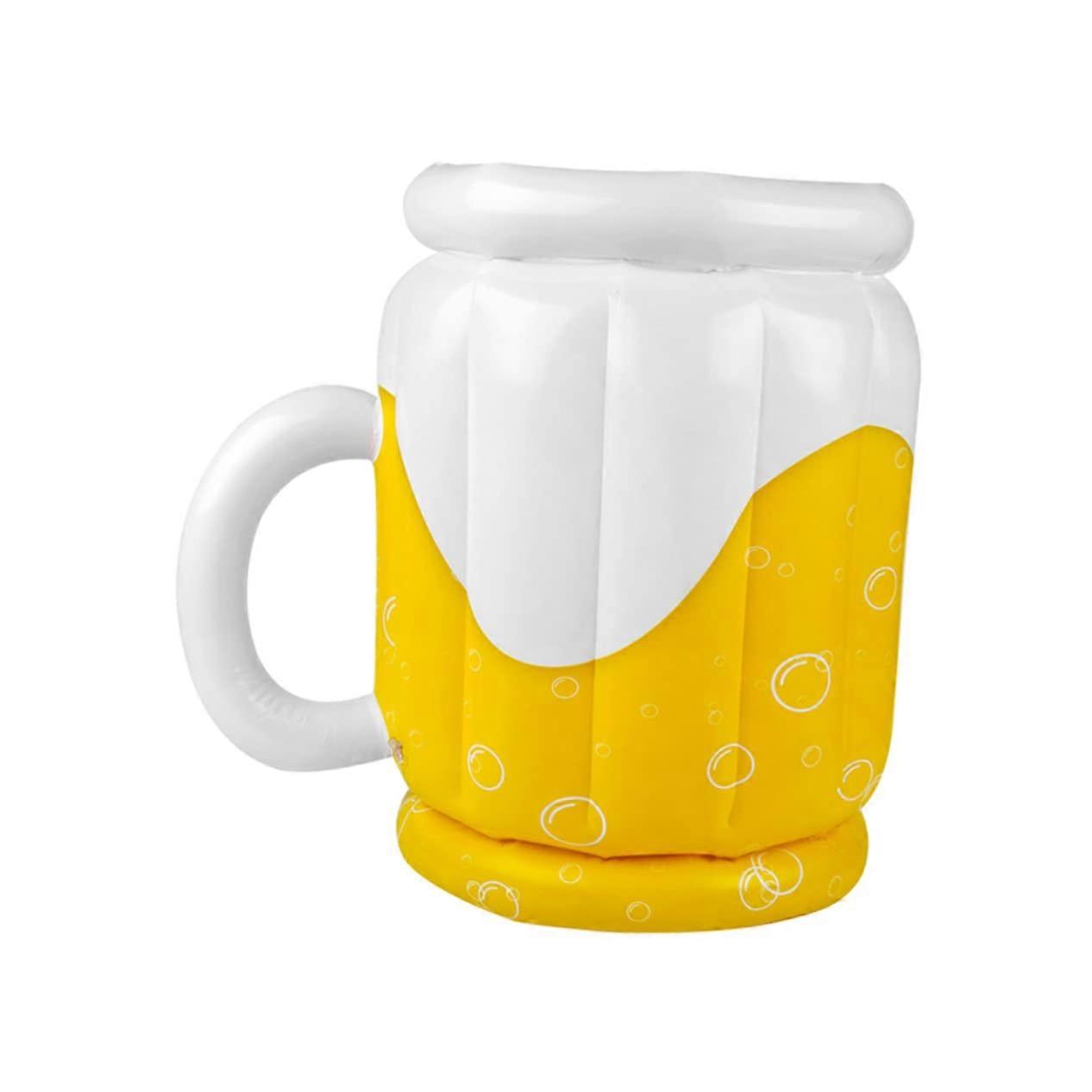 Inflatable PVC Ice Bucket Cooler for Outdoor Parties - Summer Beach Party Storage Box for Ice Cubes and Drinks