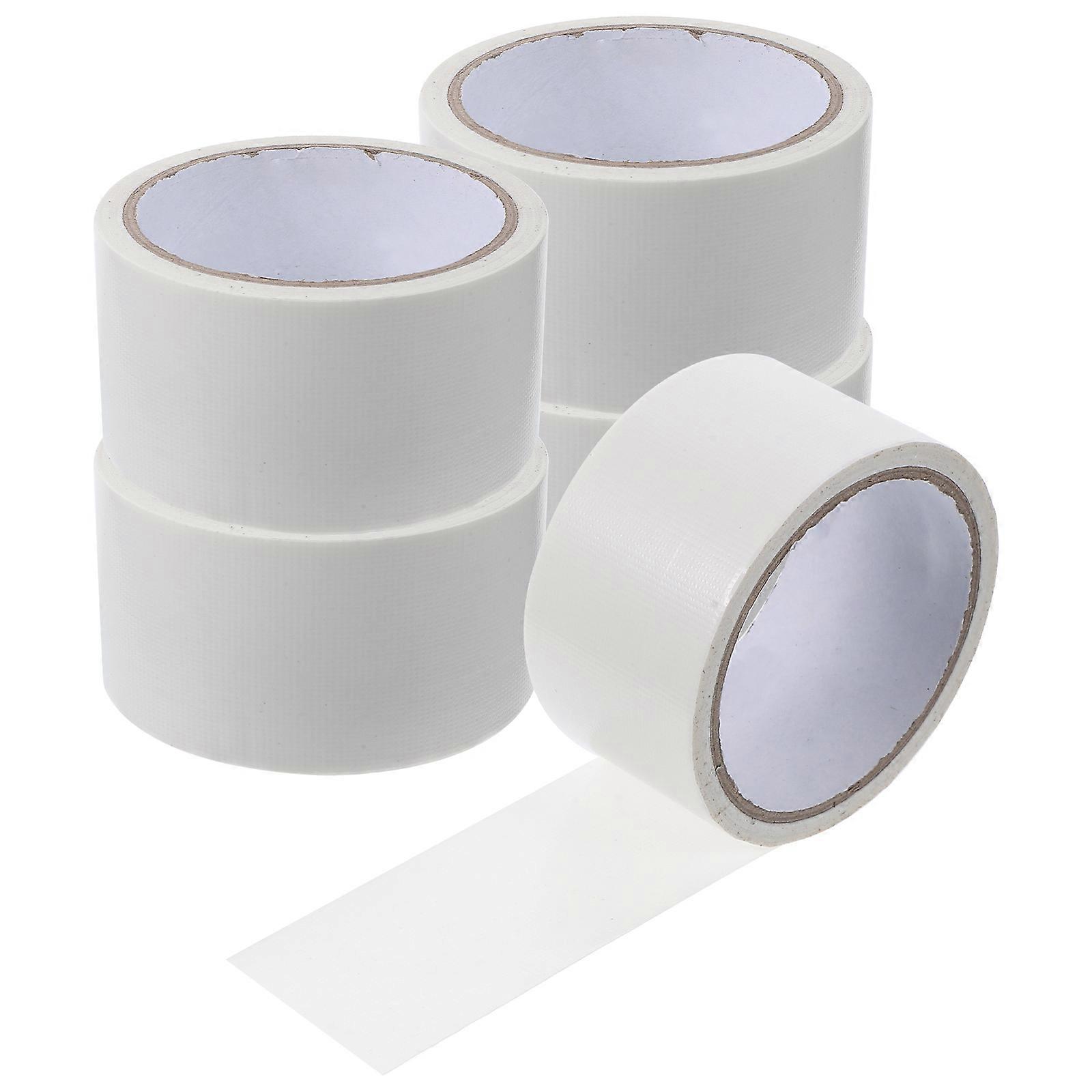 Window Sealing Tape Weather Resistant Windproof For Windows Doors White 5cm X 10m Strong Adhesion 5 Rolls
